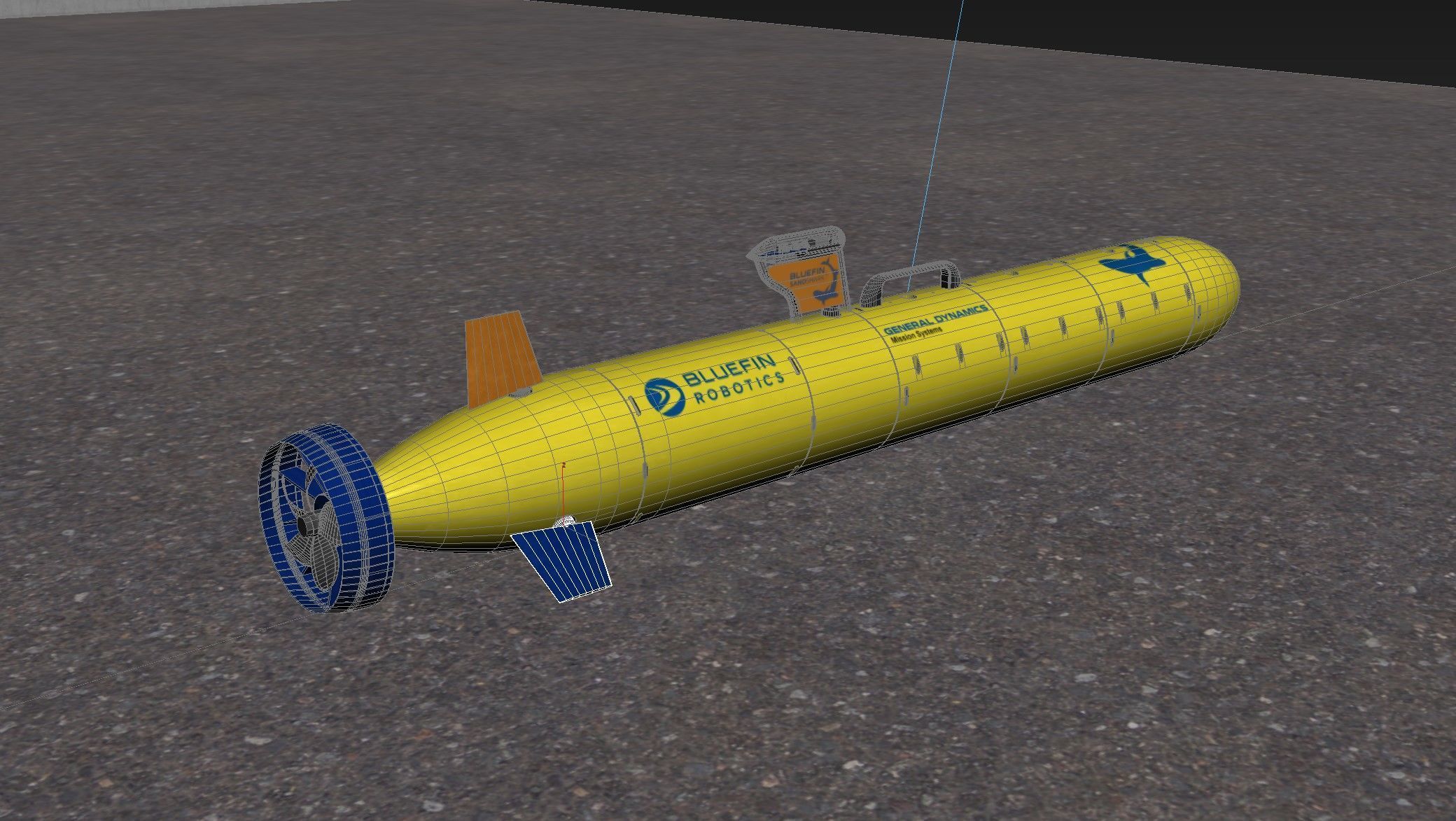 Bluefin SandShark AUV 3D model_9