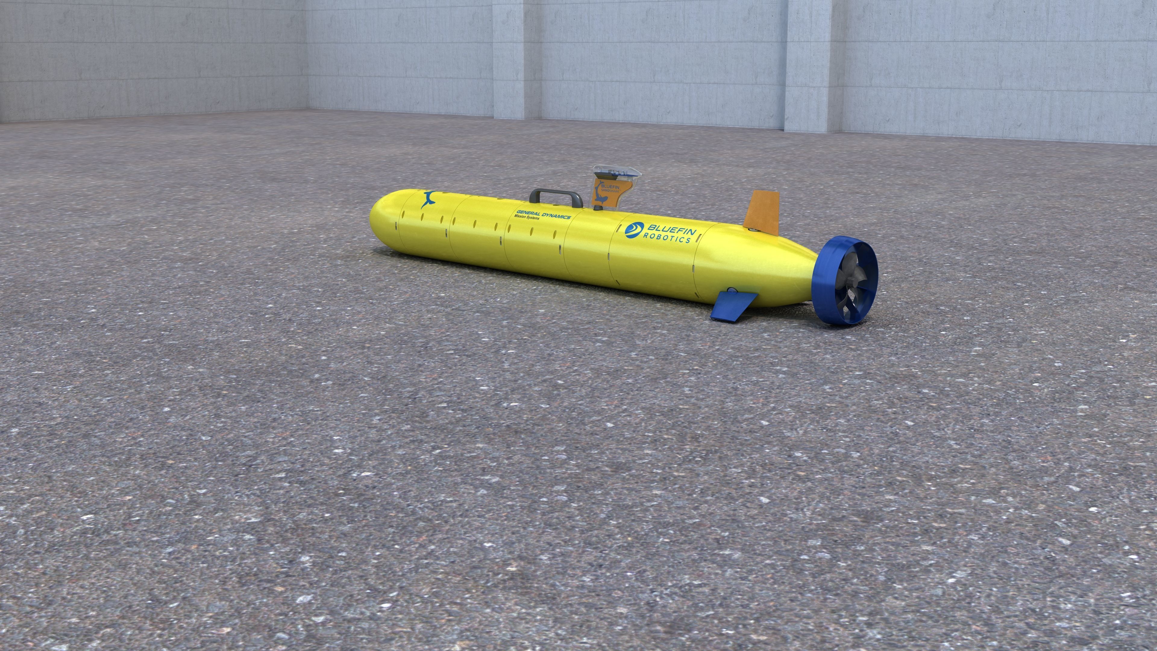 Bluefin SandShark AUV 3D model_4