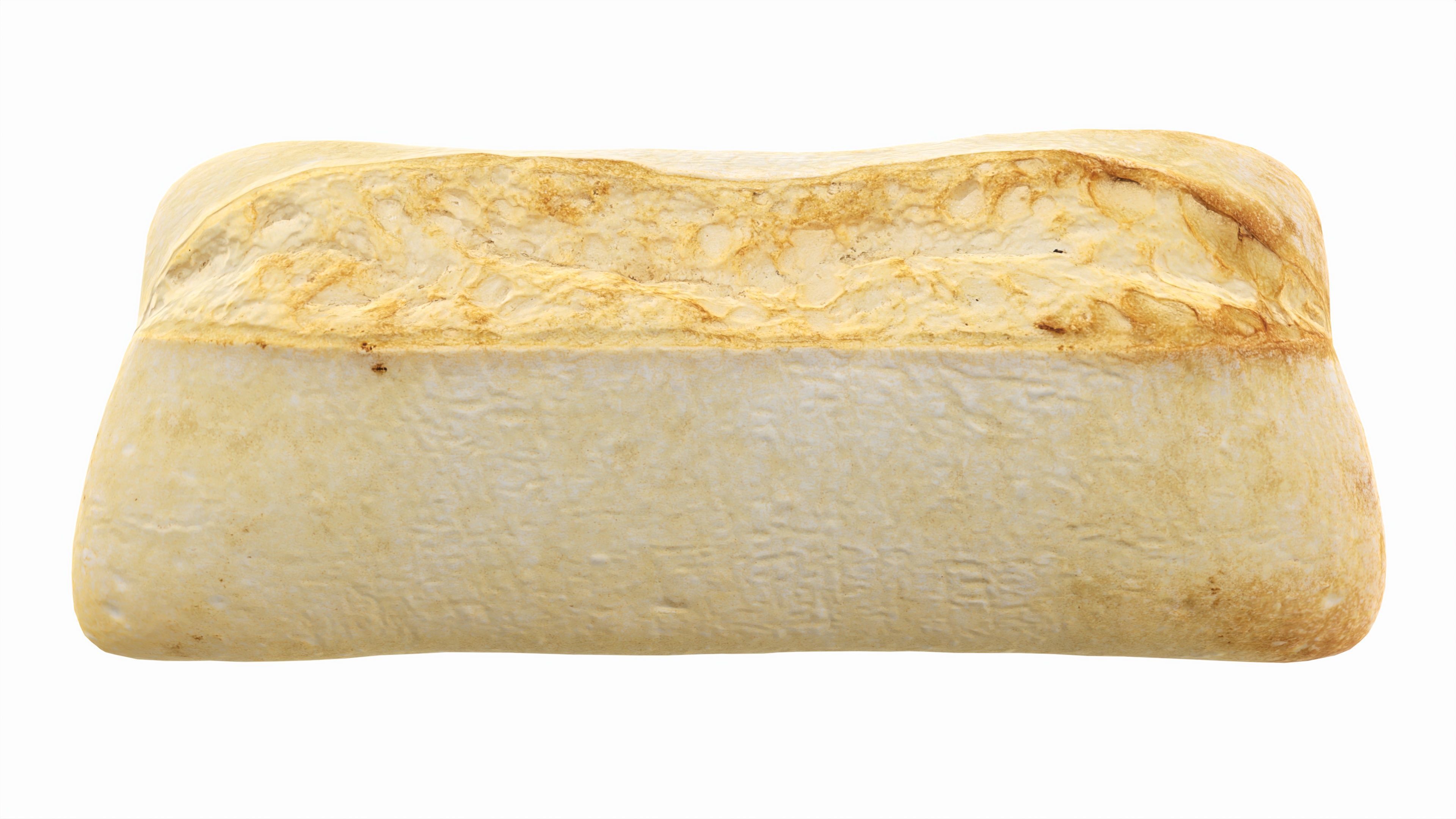 White bread 01 Low-poly 3D model_1