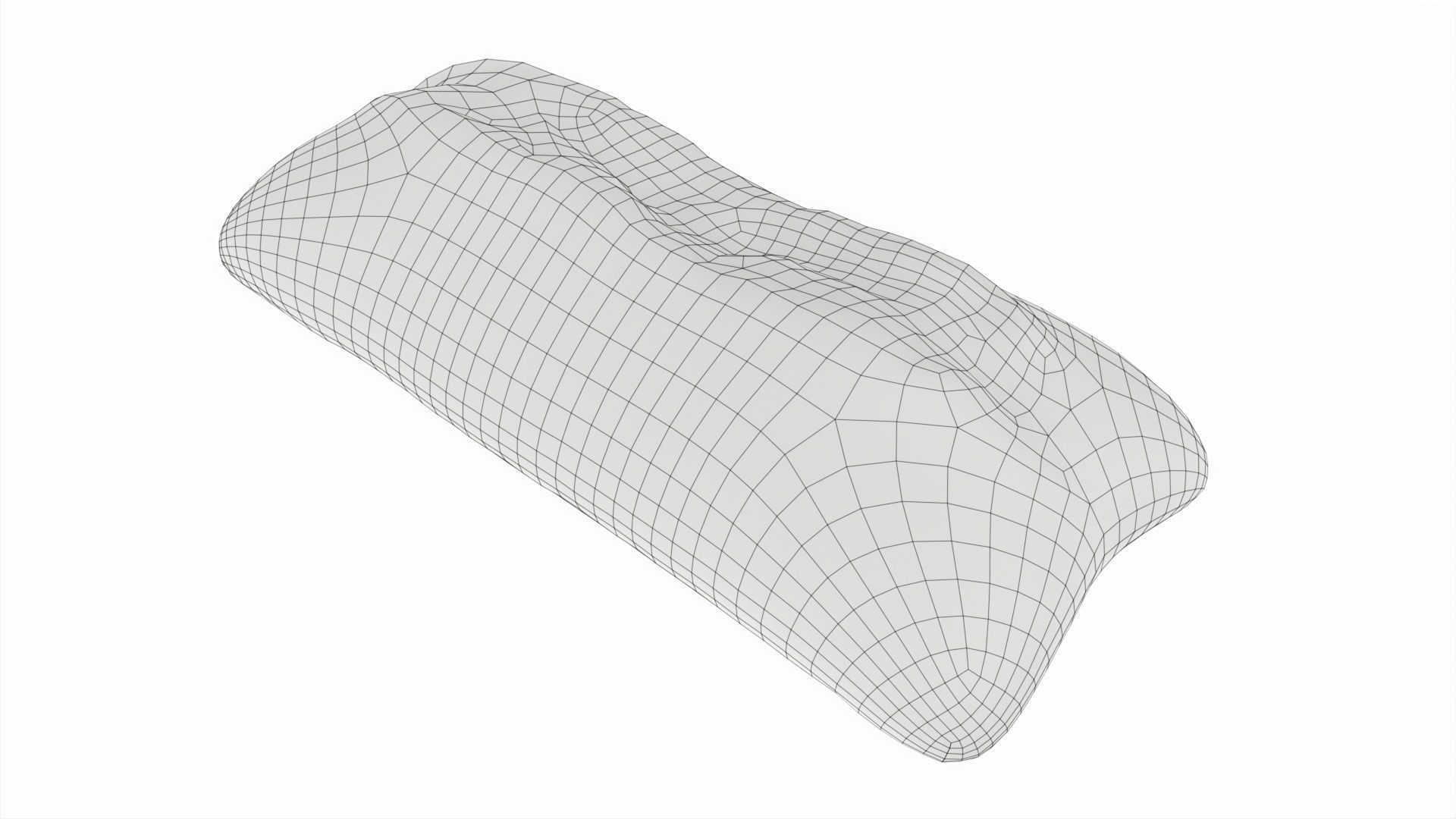 White bread 01 Low-poly 3D model_6