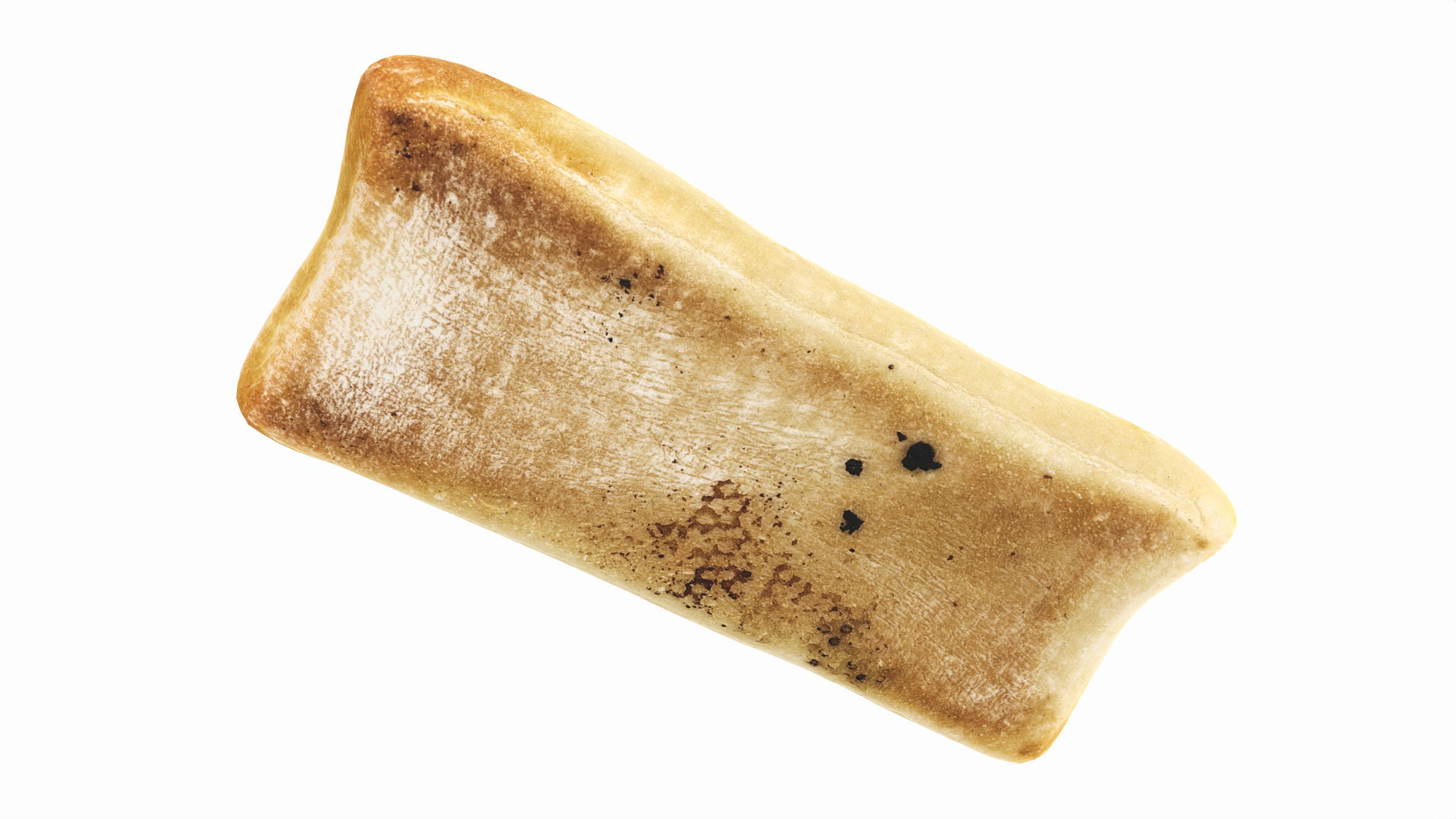 White bread 01 Low-poly 3D model_3