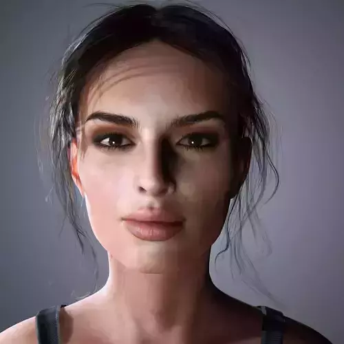 Emily Ratajkowski Character 3D Model