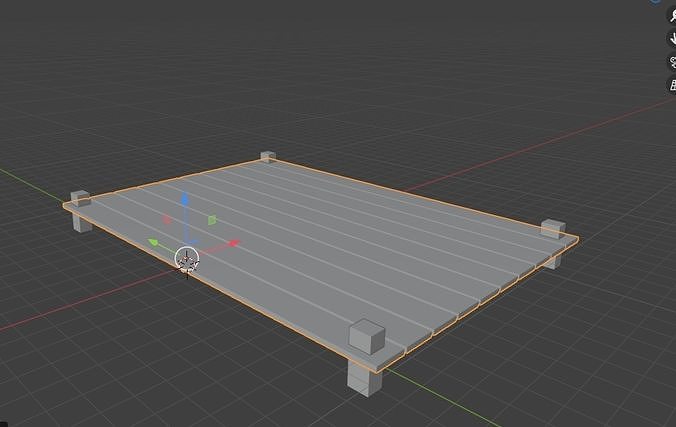 Small Deck Free low-poly 3D model