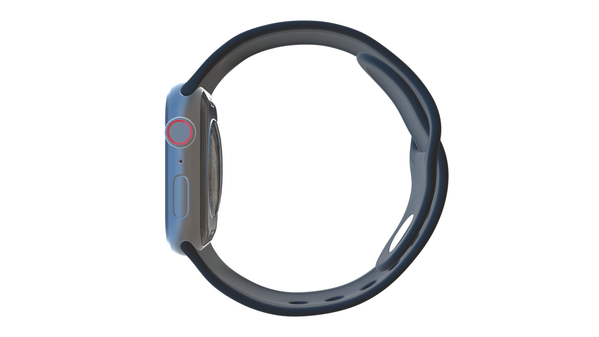 Apple Watch SE - Midnight Sport Band 3ds Max 3D model_4