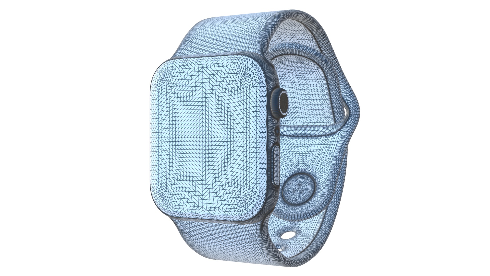 Apple Watch SE - Midnight Sport Band 3ds Max 3D model_5