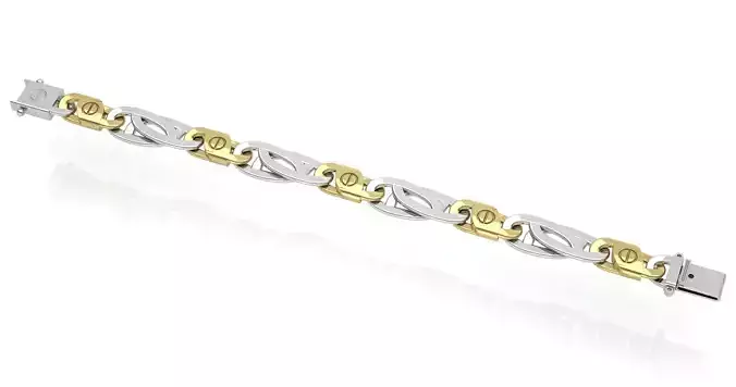 Chain Bracelet Cartier Inspiration 3D print model
