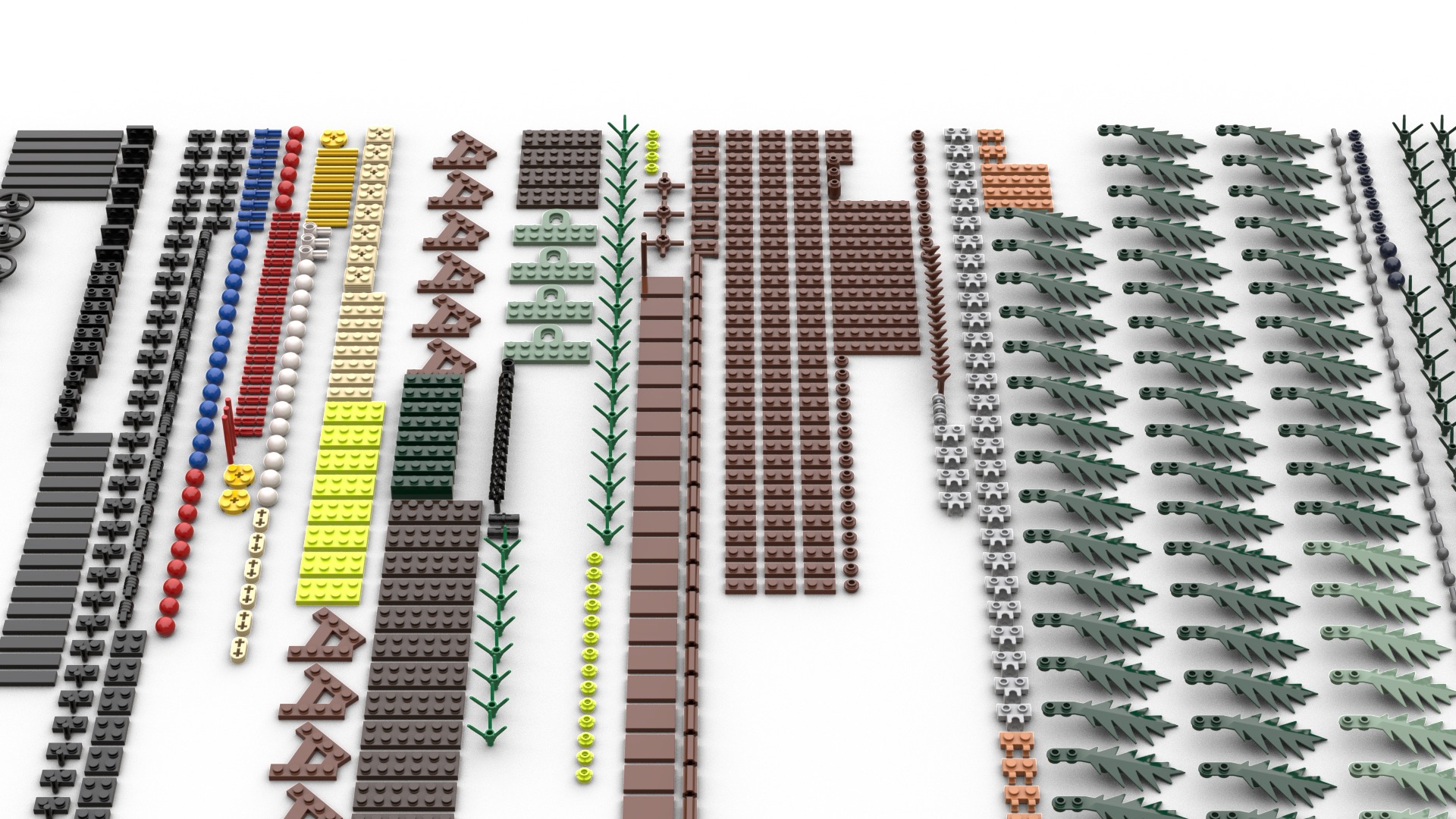 TwindBricks3D - 10340 Wreath 3D print model_1