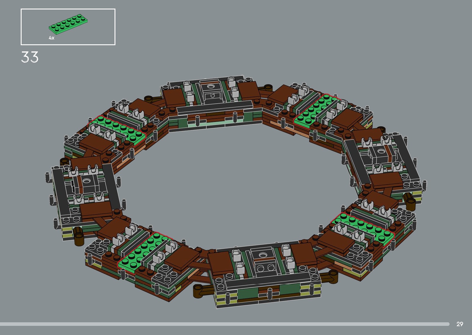 TwindBricks3D - 10340 Wreath 3D print model_18