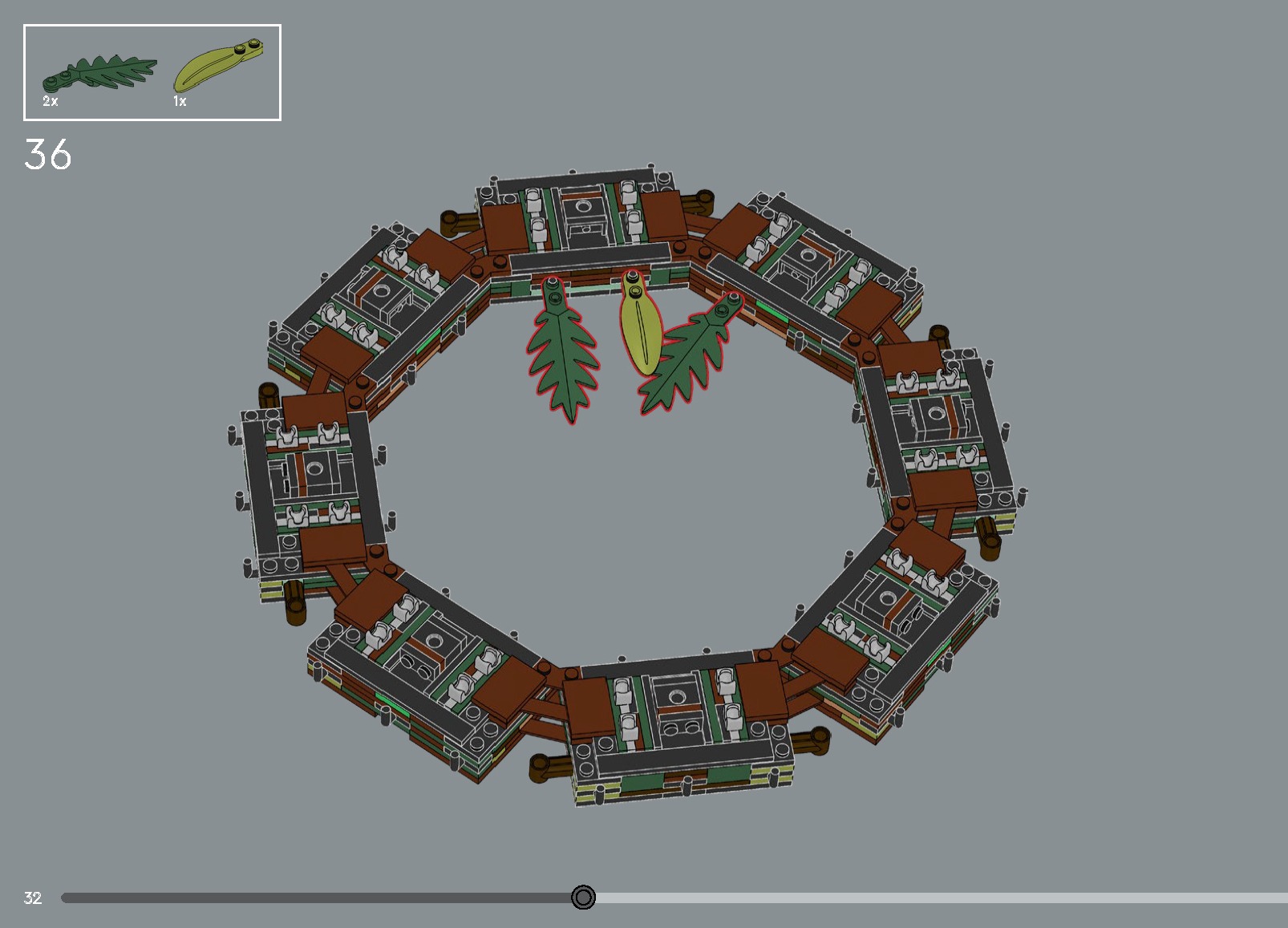 TwindBricks3D - 10340 Wreath 3D print model_20