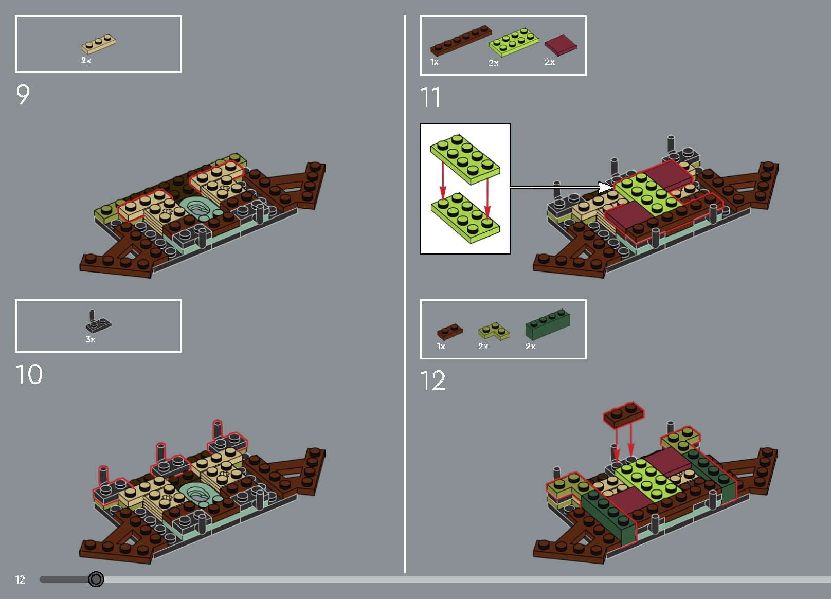 TwindBricks3D - 10340 Wreath 3D print model_2