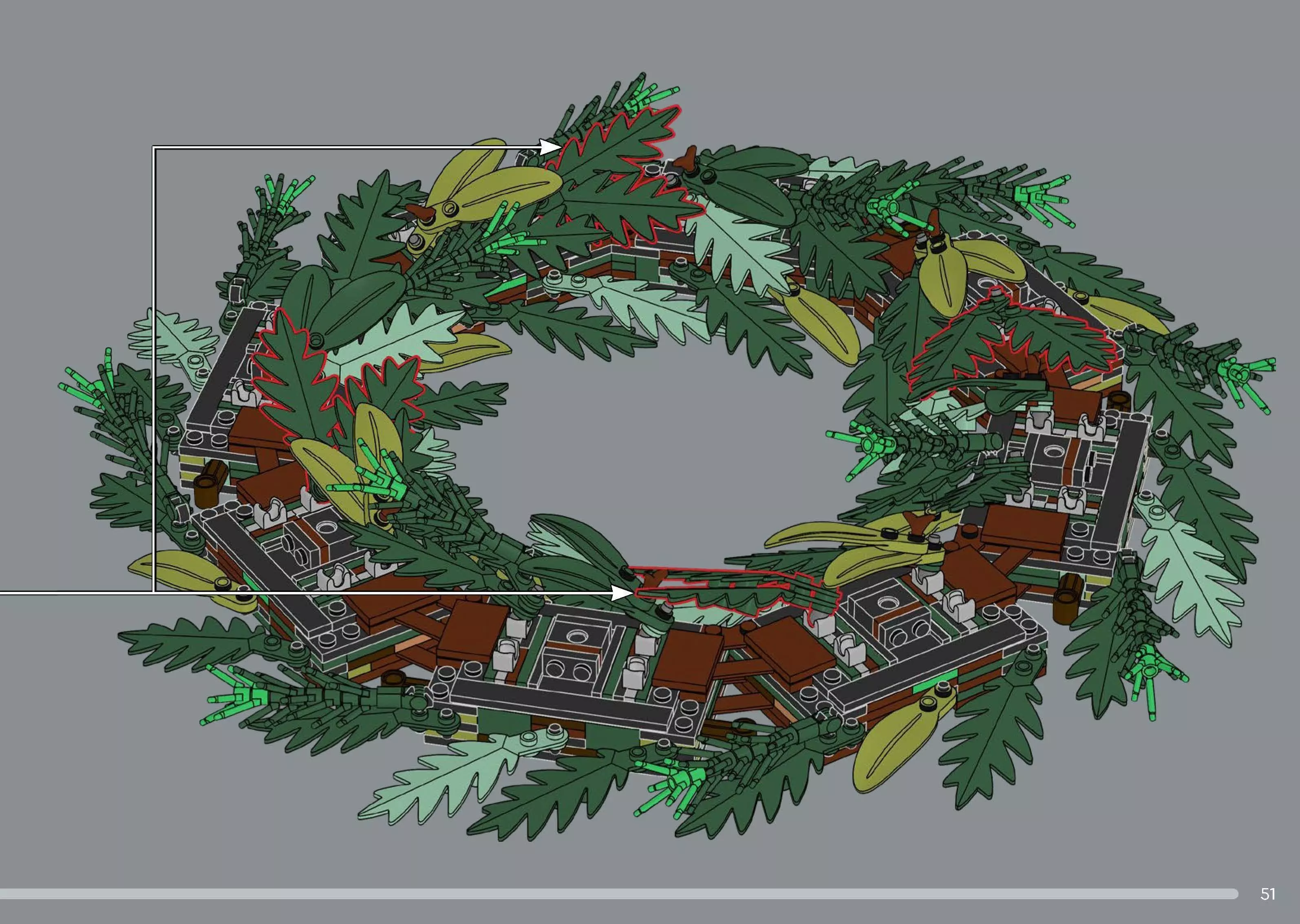 TwindBricks3D - 10340 Wreath 3D print model_42