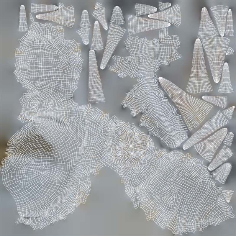 Murex Grassispina Sea Shell Low-poly 3D model_14