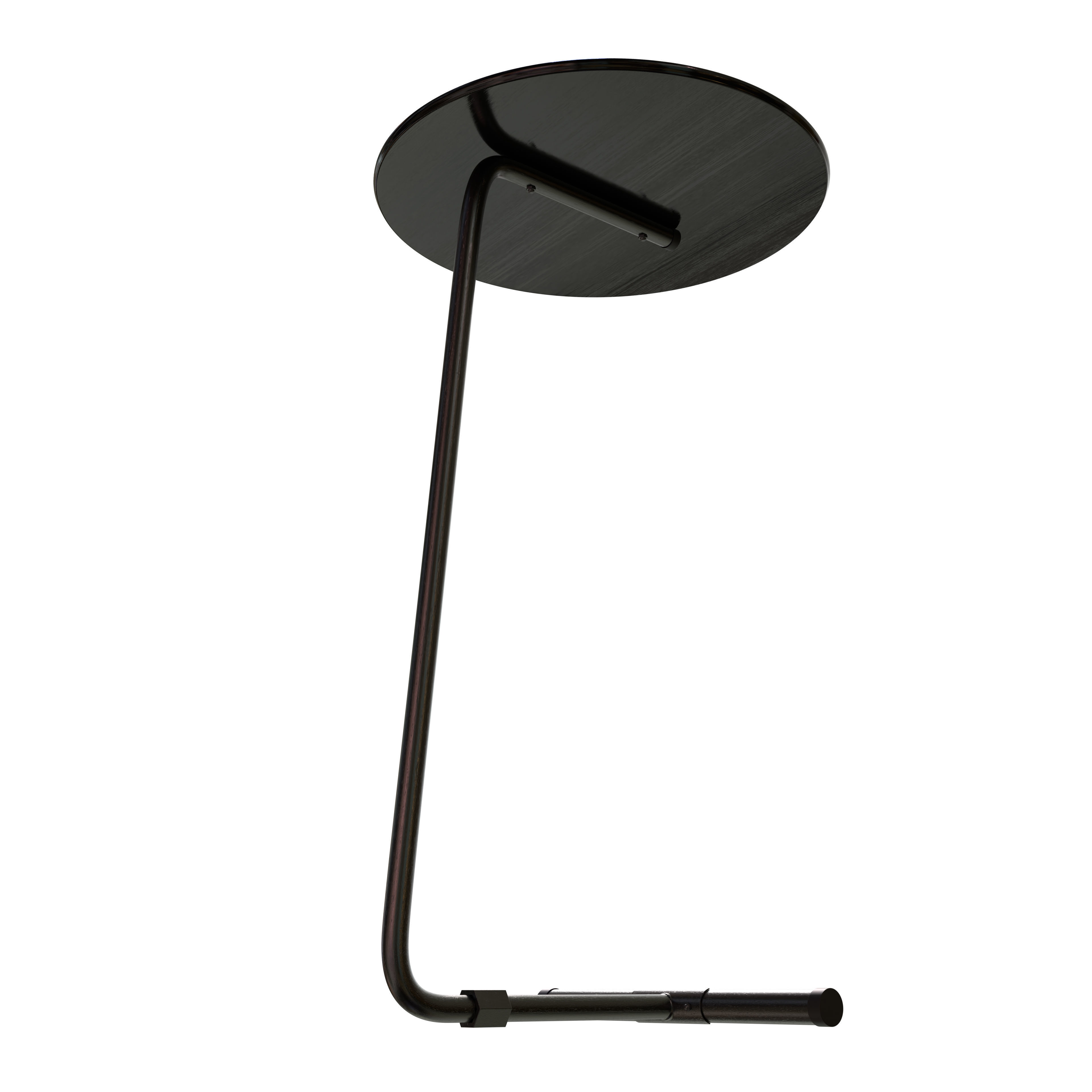 Modern Minimalist Sofa Side Table 3D model_5