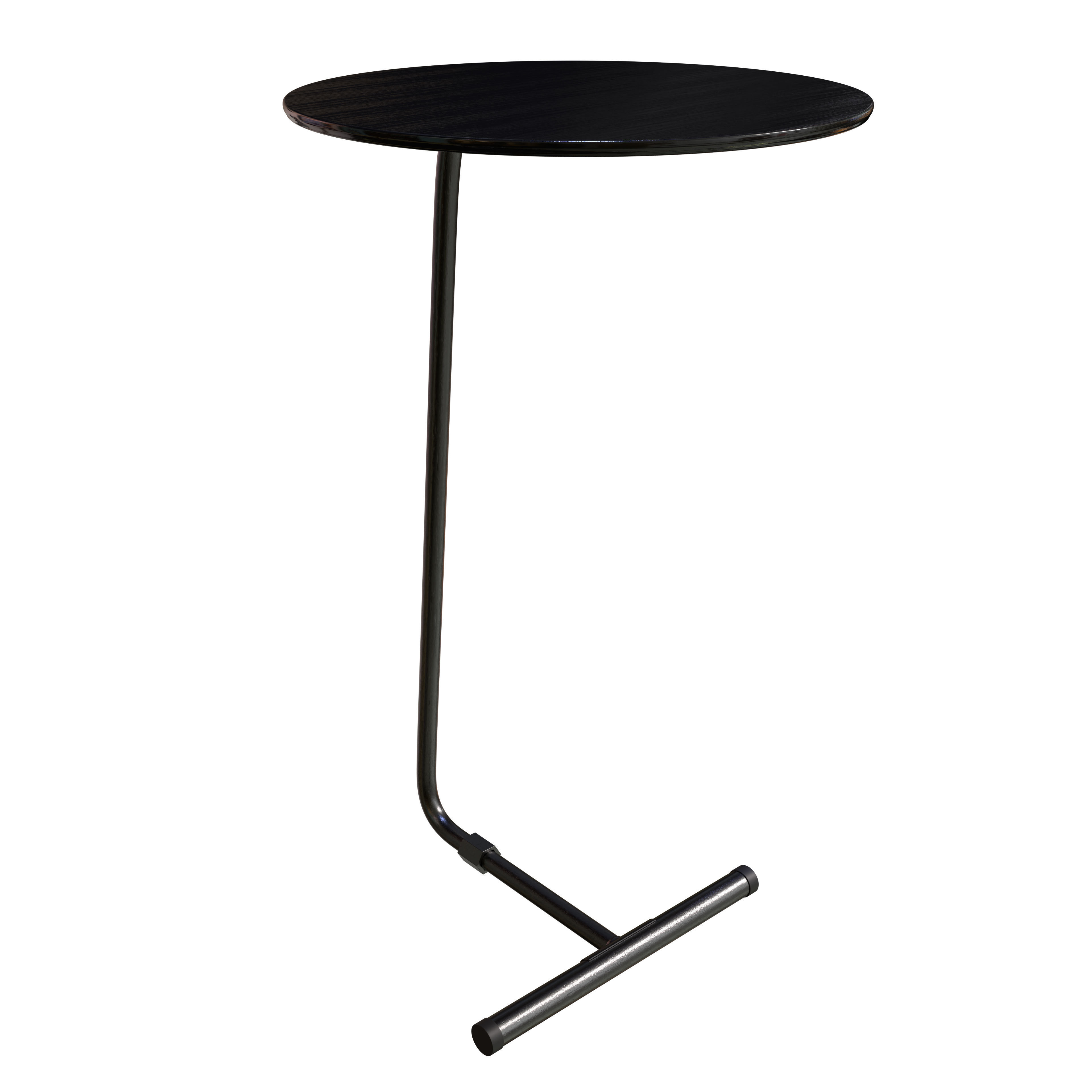 Modern Minimalist Sofa Side Table 3D model_3