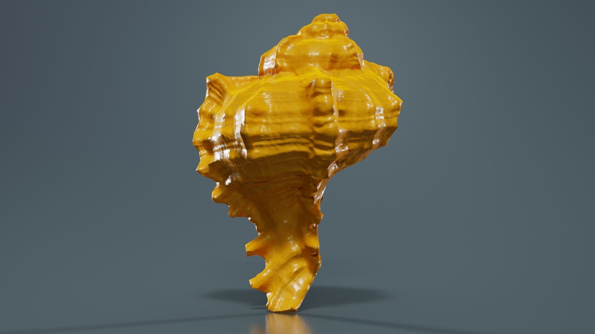 Shell Low-poly 3D model_13