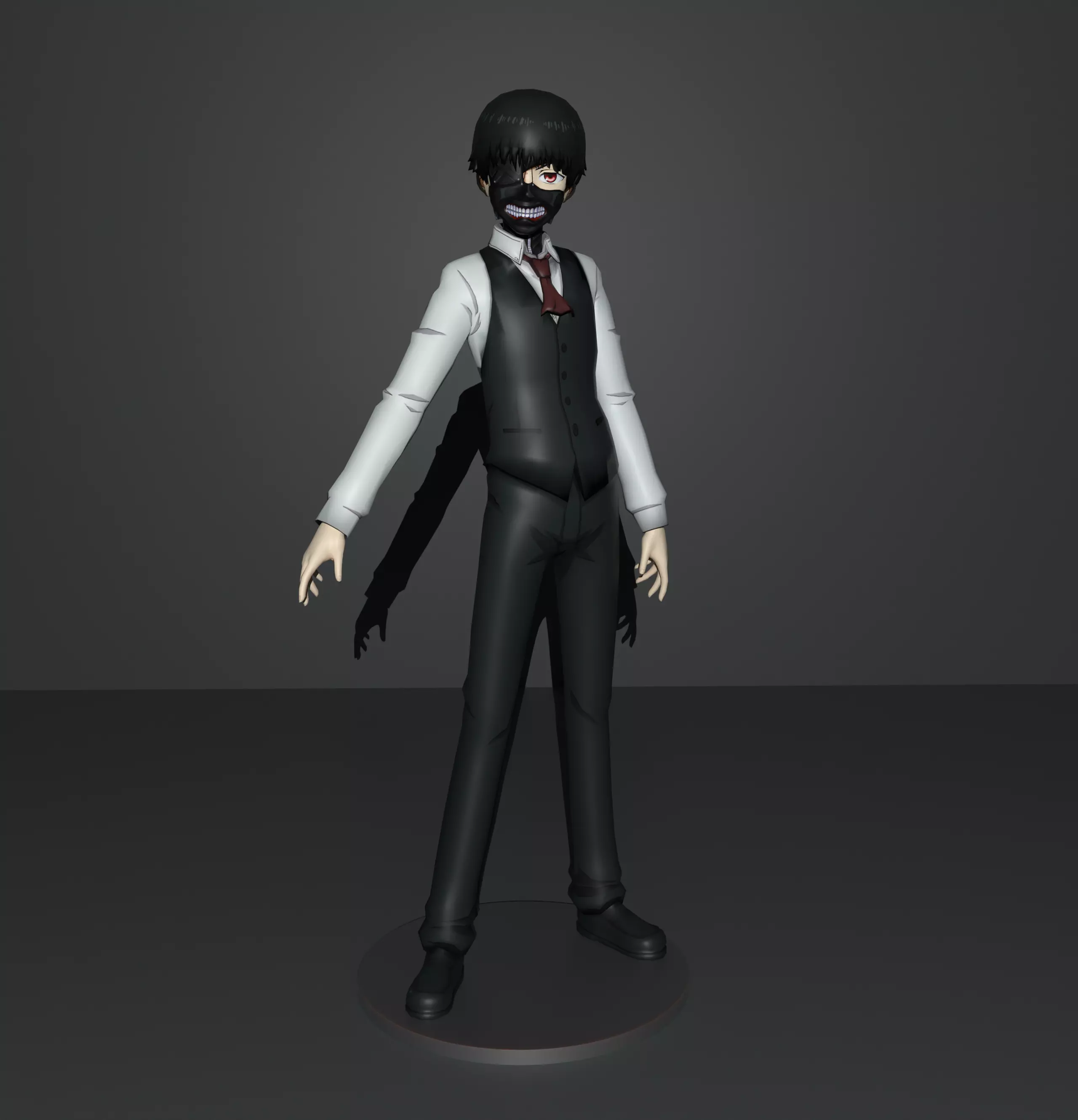 Ken Kaneki 3D print model_0