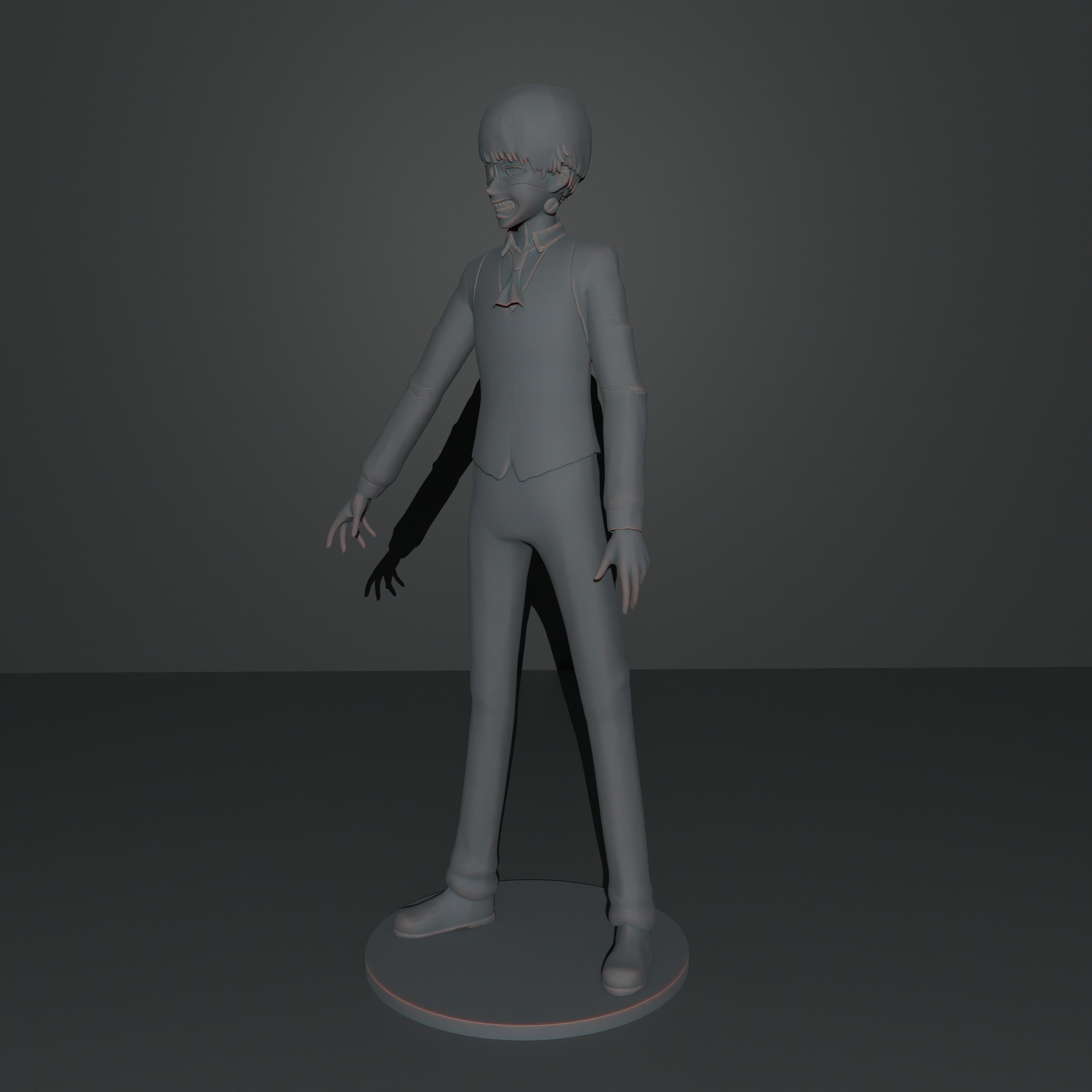 Ken Kaneki 3D print model_3