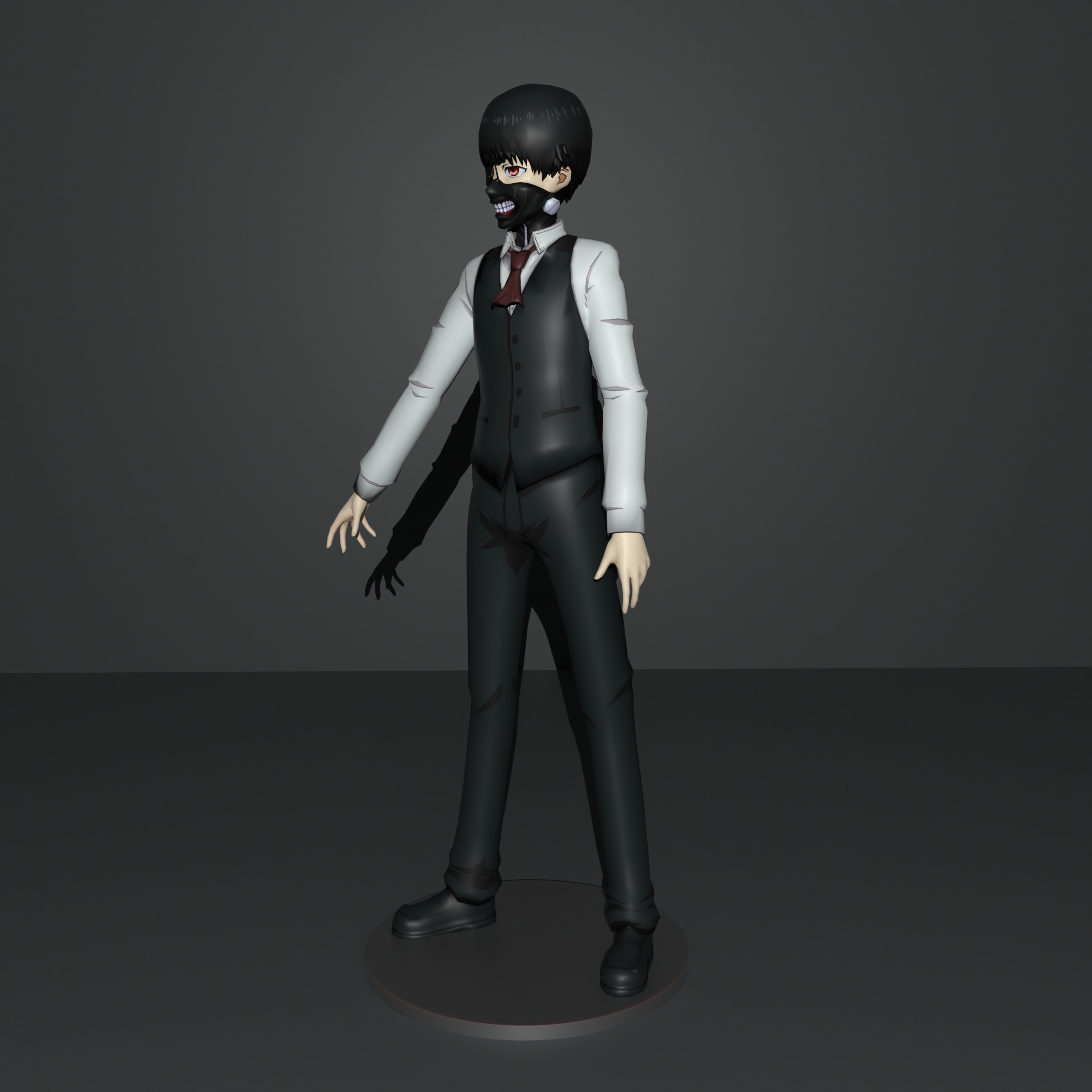 Ken Kaneki 3D print model_2