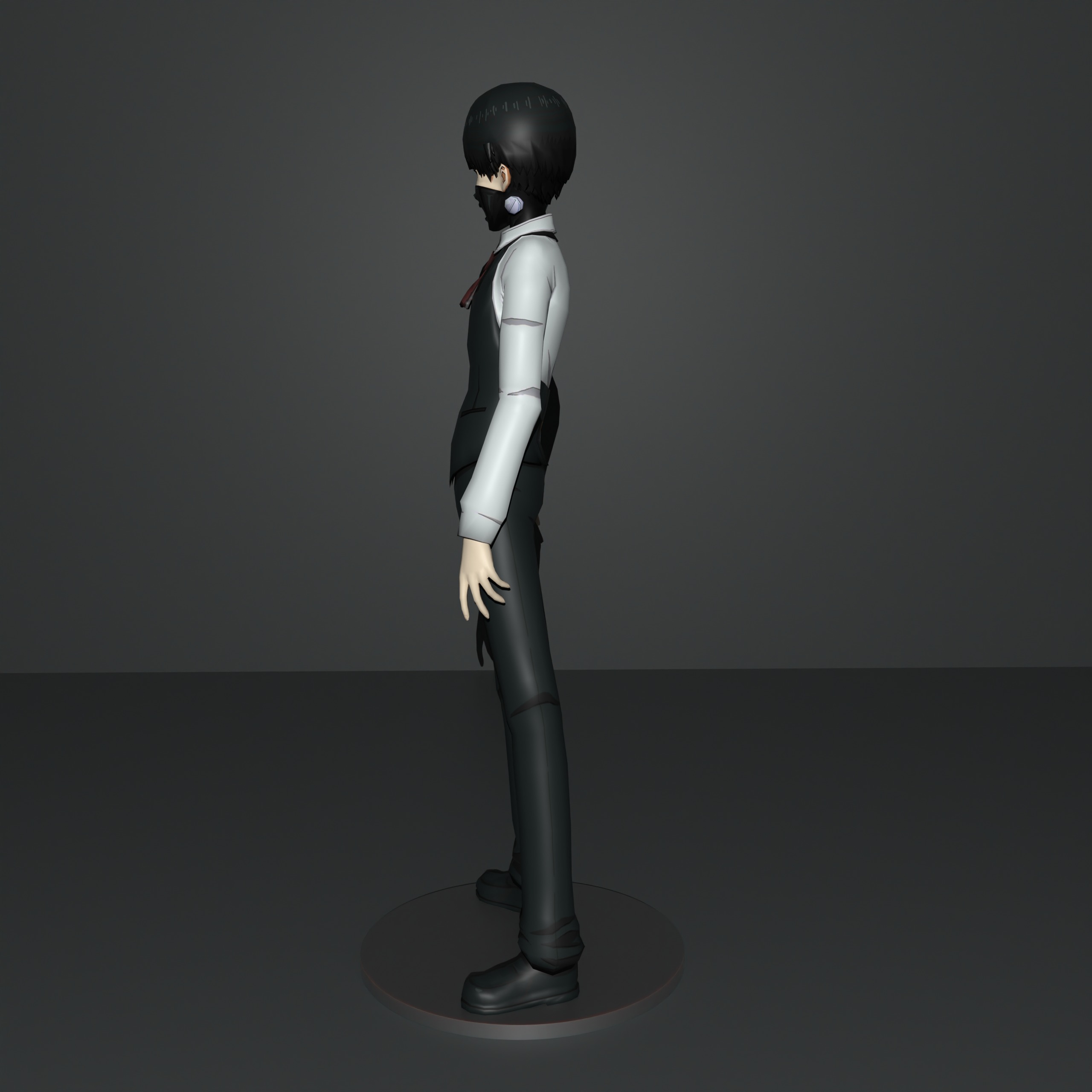 Ken Kaneki 3D print model_4