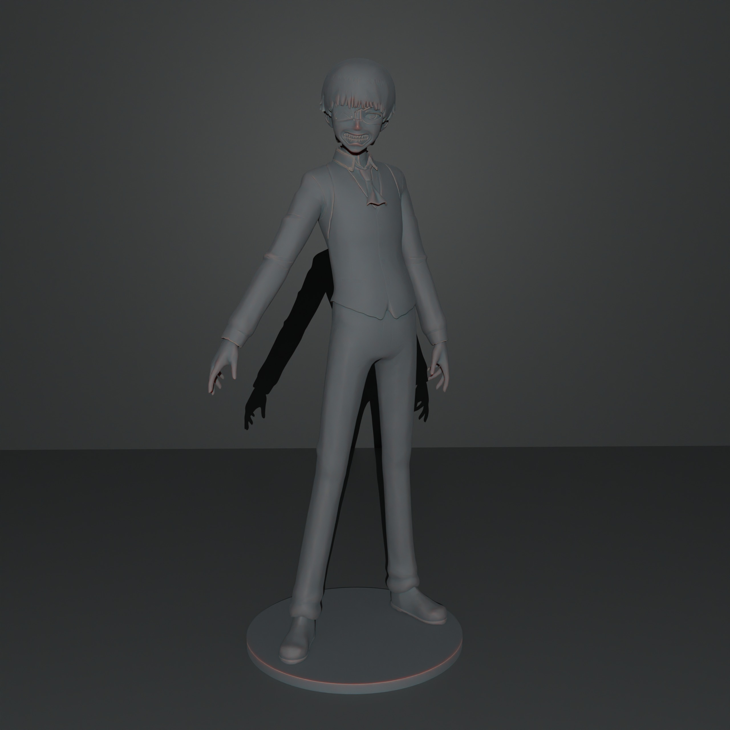 Ken Kaneki 3D print model_1