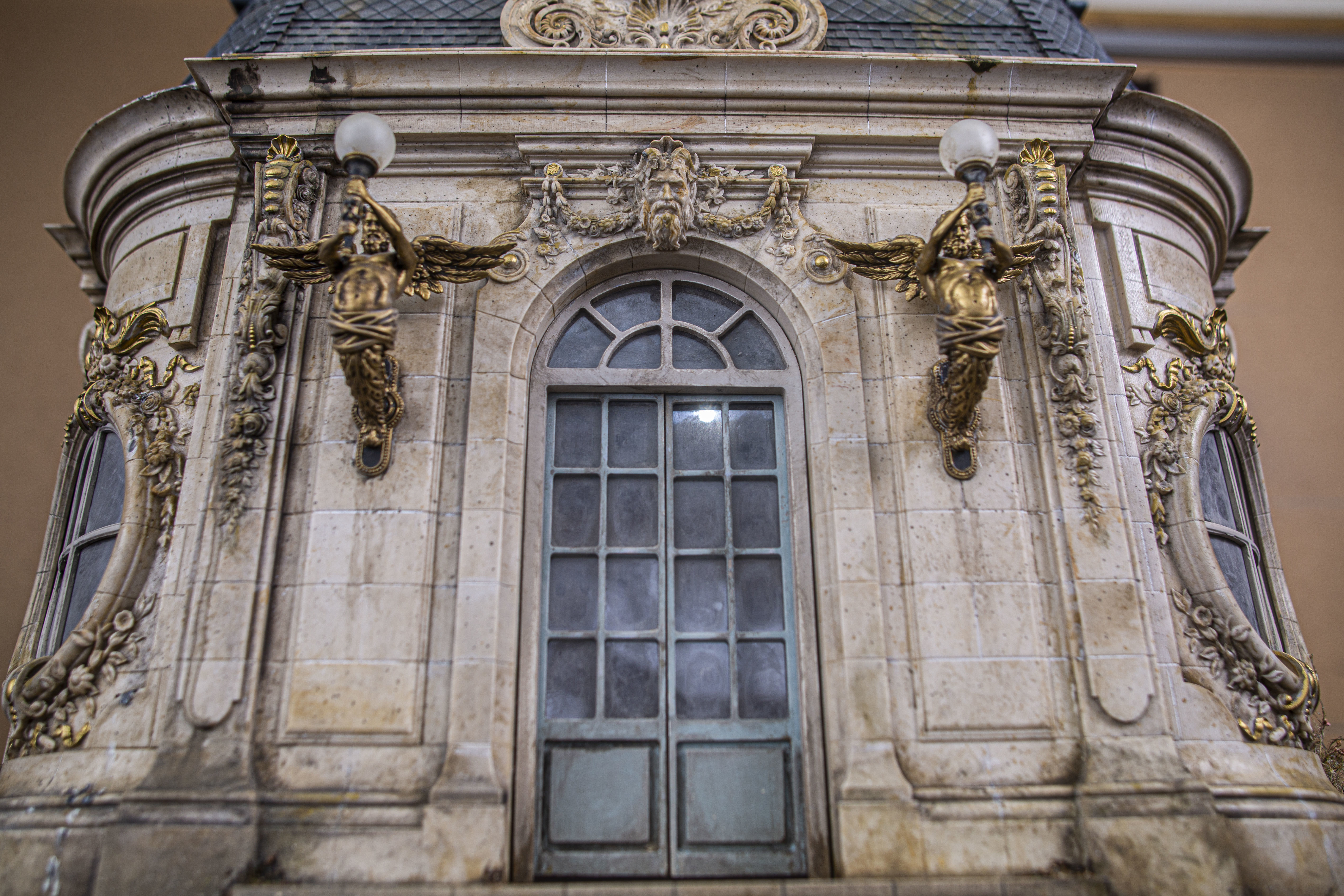 French Folly Ornate Building Chateau castle Palace 3D printable  3D print model_27
