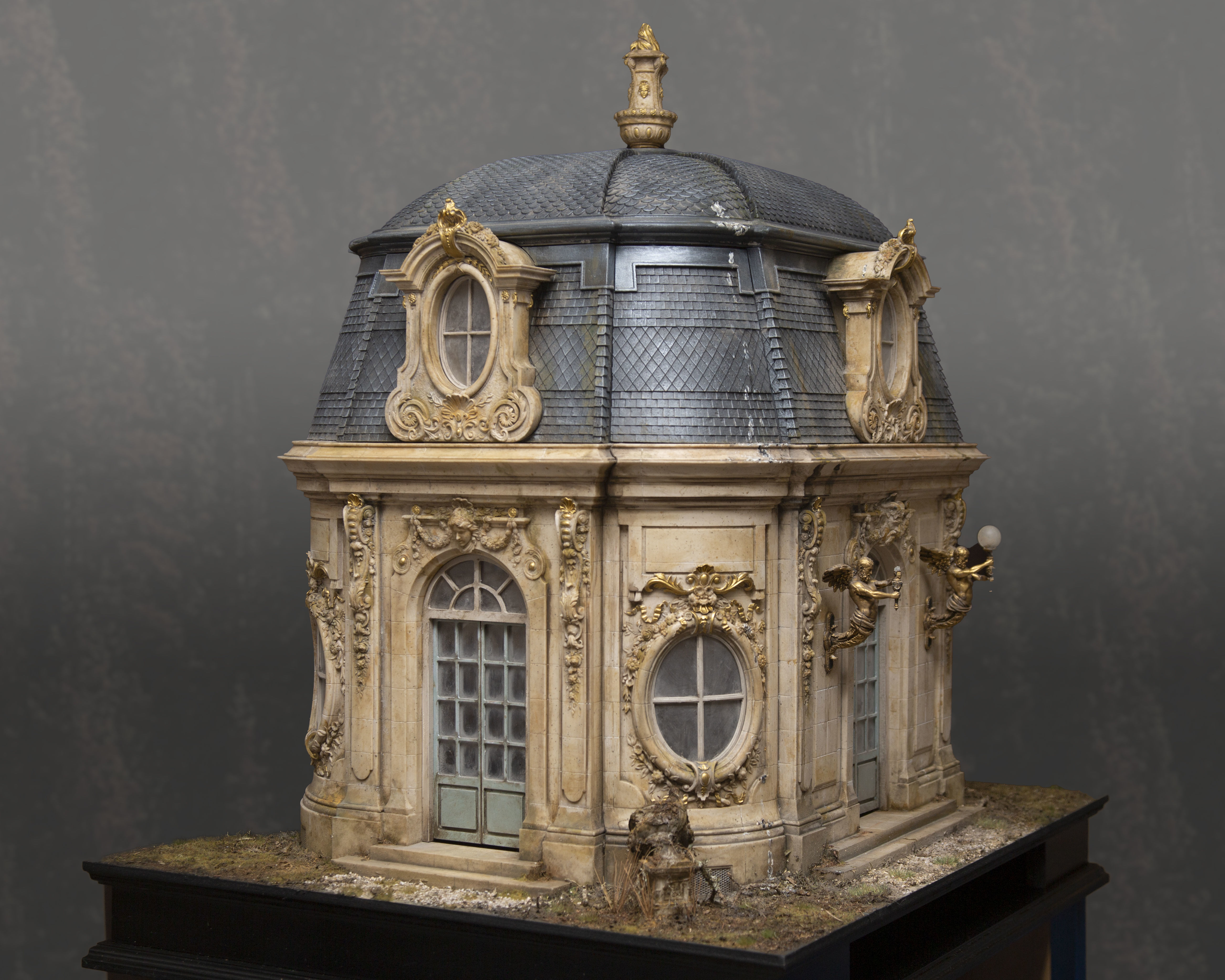 French Folly Ornate Building Chateau castle Palace 3D printable  3D print model_8