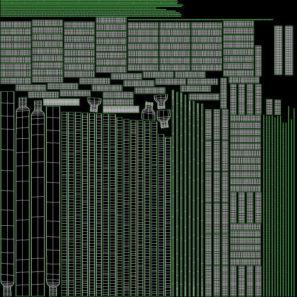 Camera Bag Black Low-poly 3D model_10