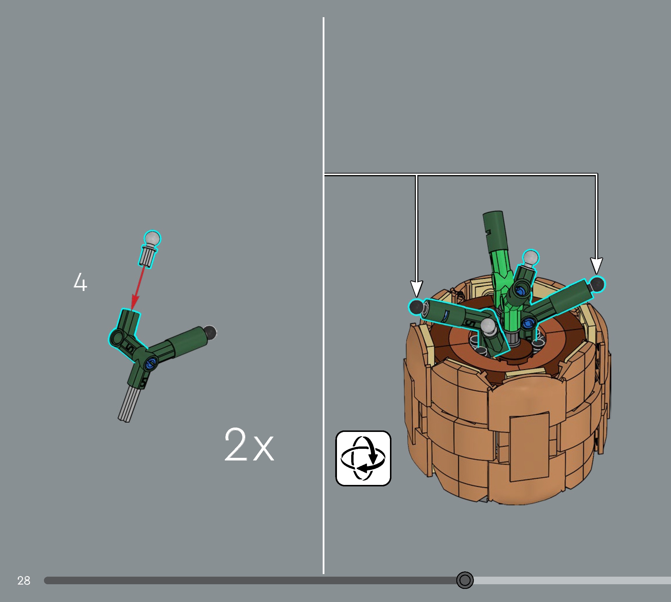 TwindBricks3D - 10370 Poinsettia 3D print model_9