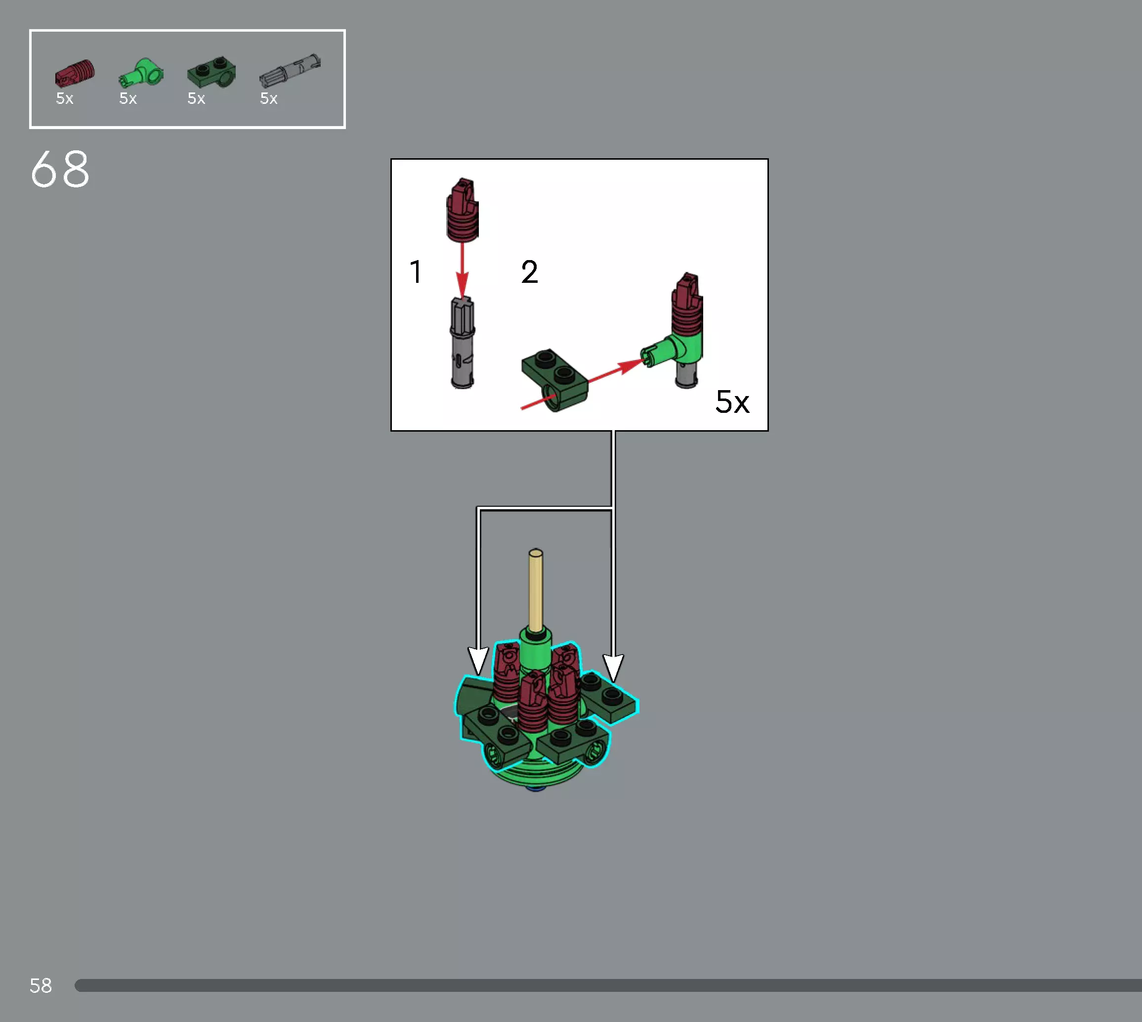 TwindBricks3D - 10370 Poinsettia 3D print model_50