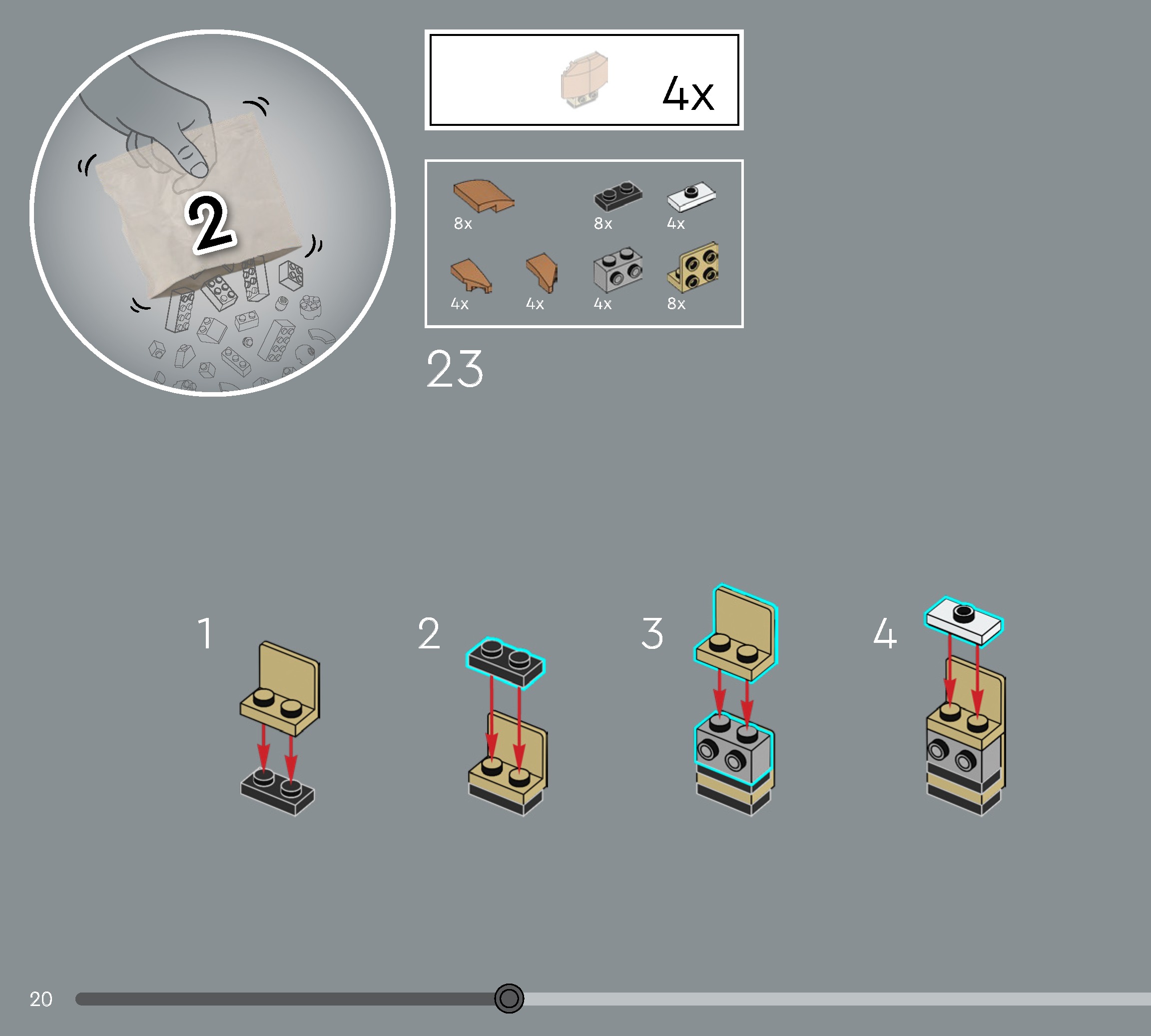 TwindBricks3D - 10370 Poinsettia 3D print model_13