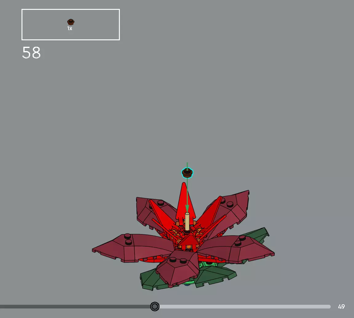 TwindBricks3D - 10370 Poinsettia 3D print model_39