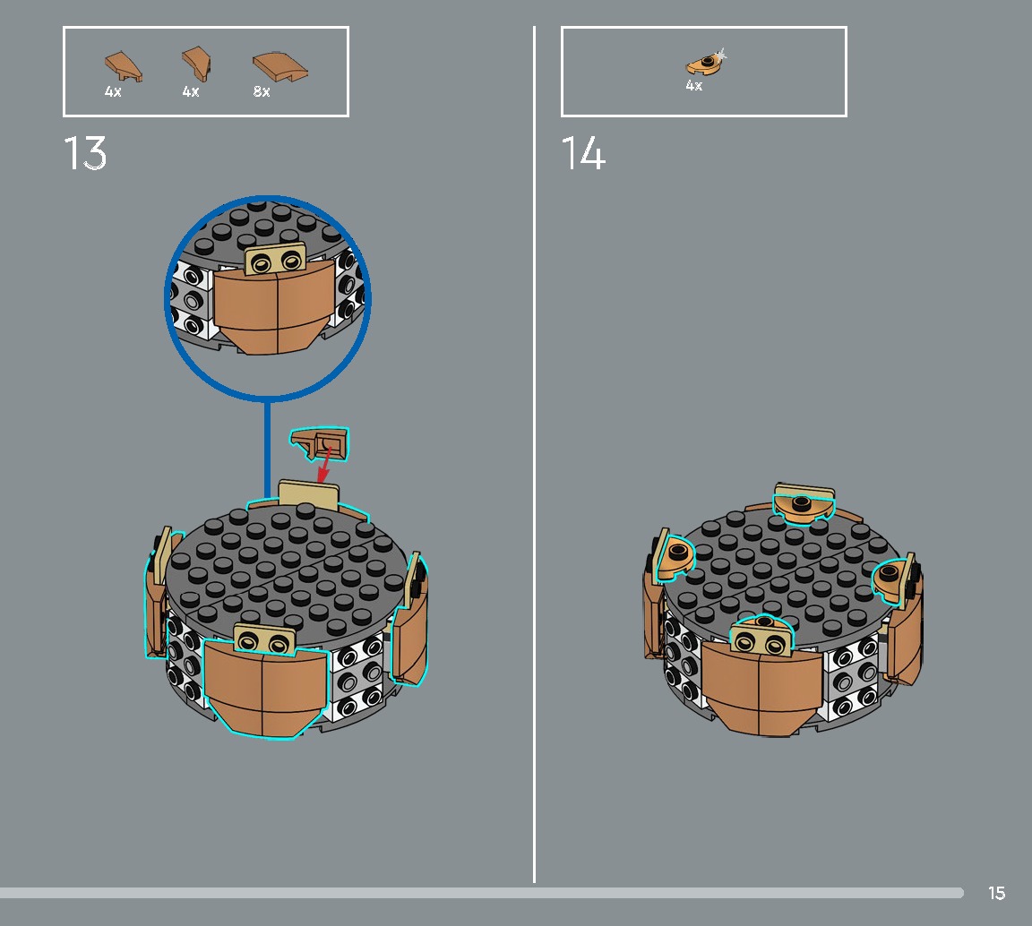 TwindBricks3D - 10370 Poinsettia 3D print model_5