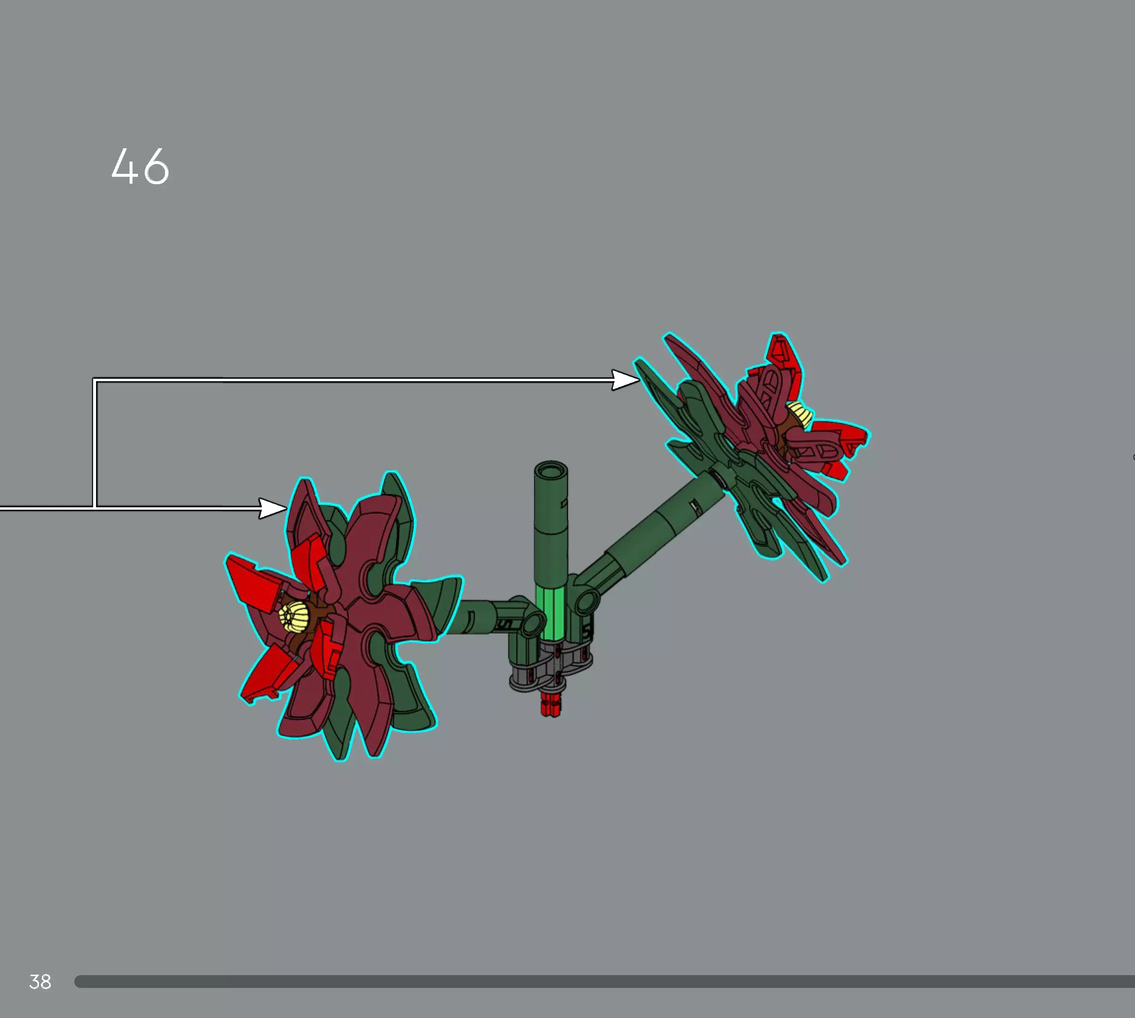 TwindBricks3D - 10370 Poinsettia 3D print model_37