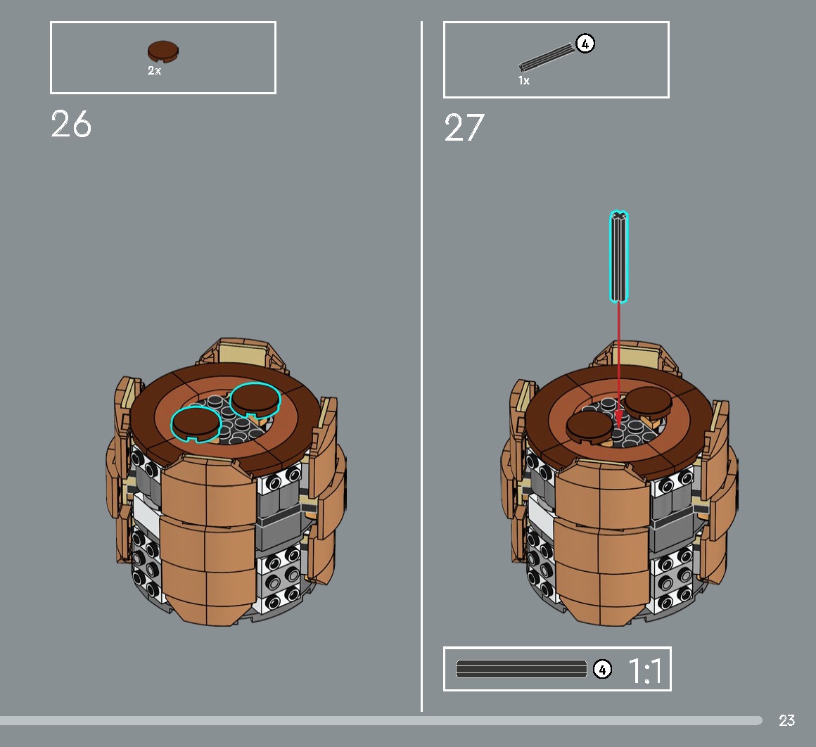 TwindBricks3D - 10370 Poinsettia 3D print model_14