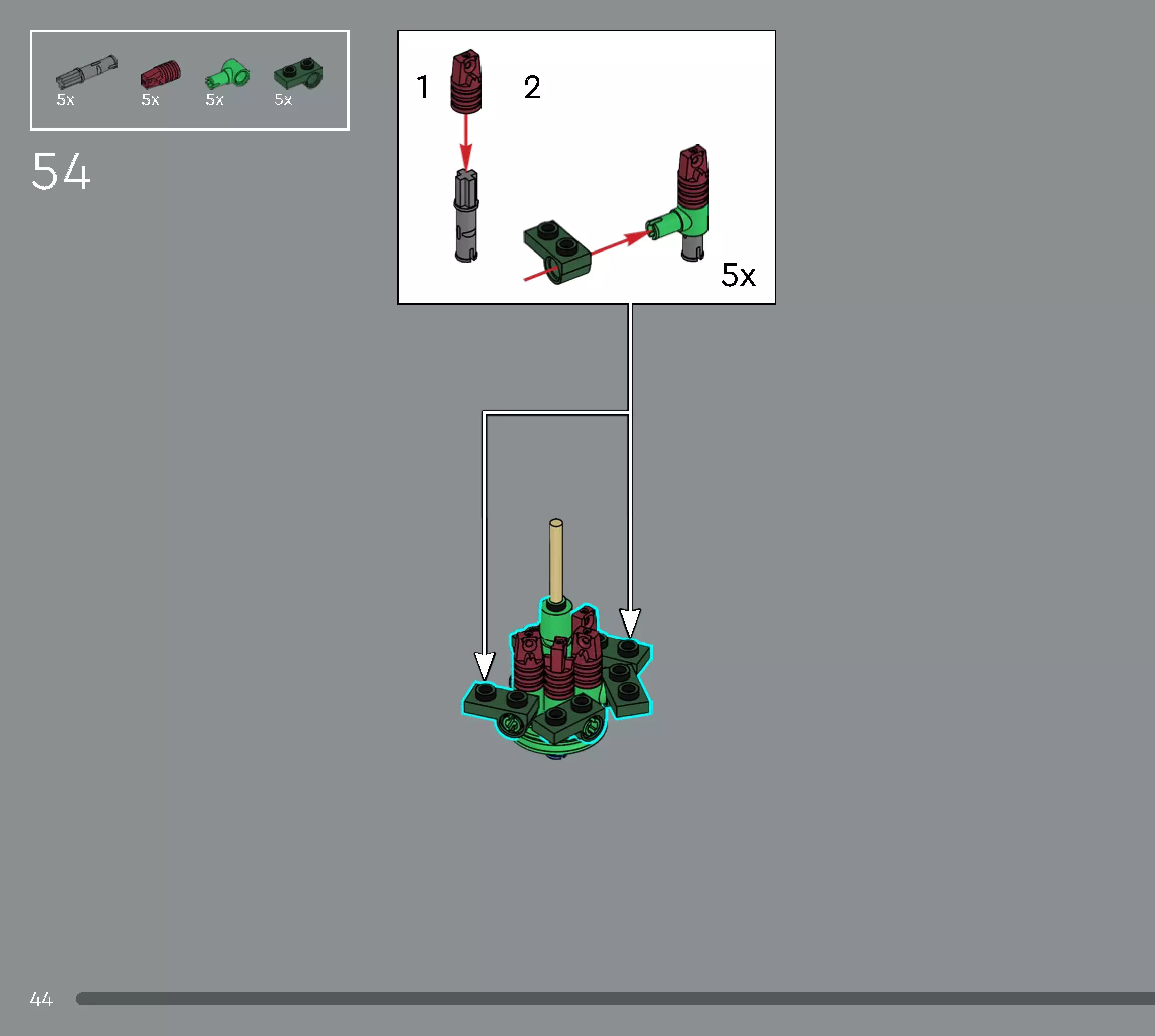 TwindBricks3D - 10370 Poinsettia 3D print model_46
