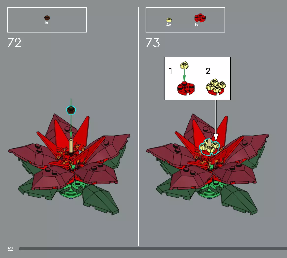 TwindBricks3D - 10370 Poinsettia 3D print model_53
