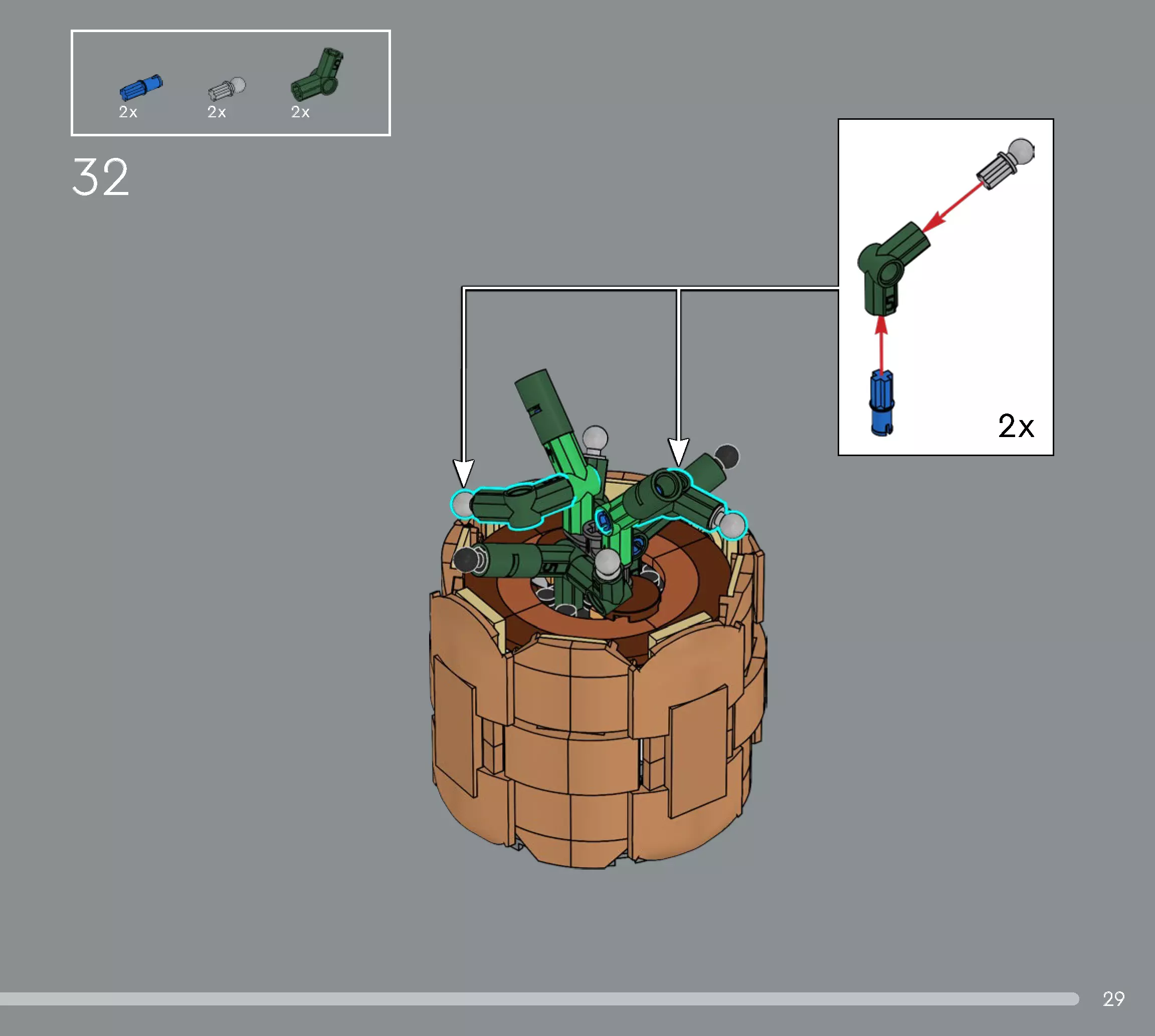 TwindBricks3D - 10370 Poinsettia 3D print model_25