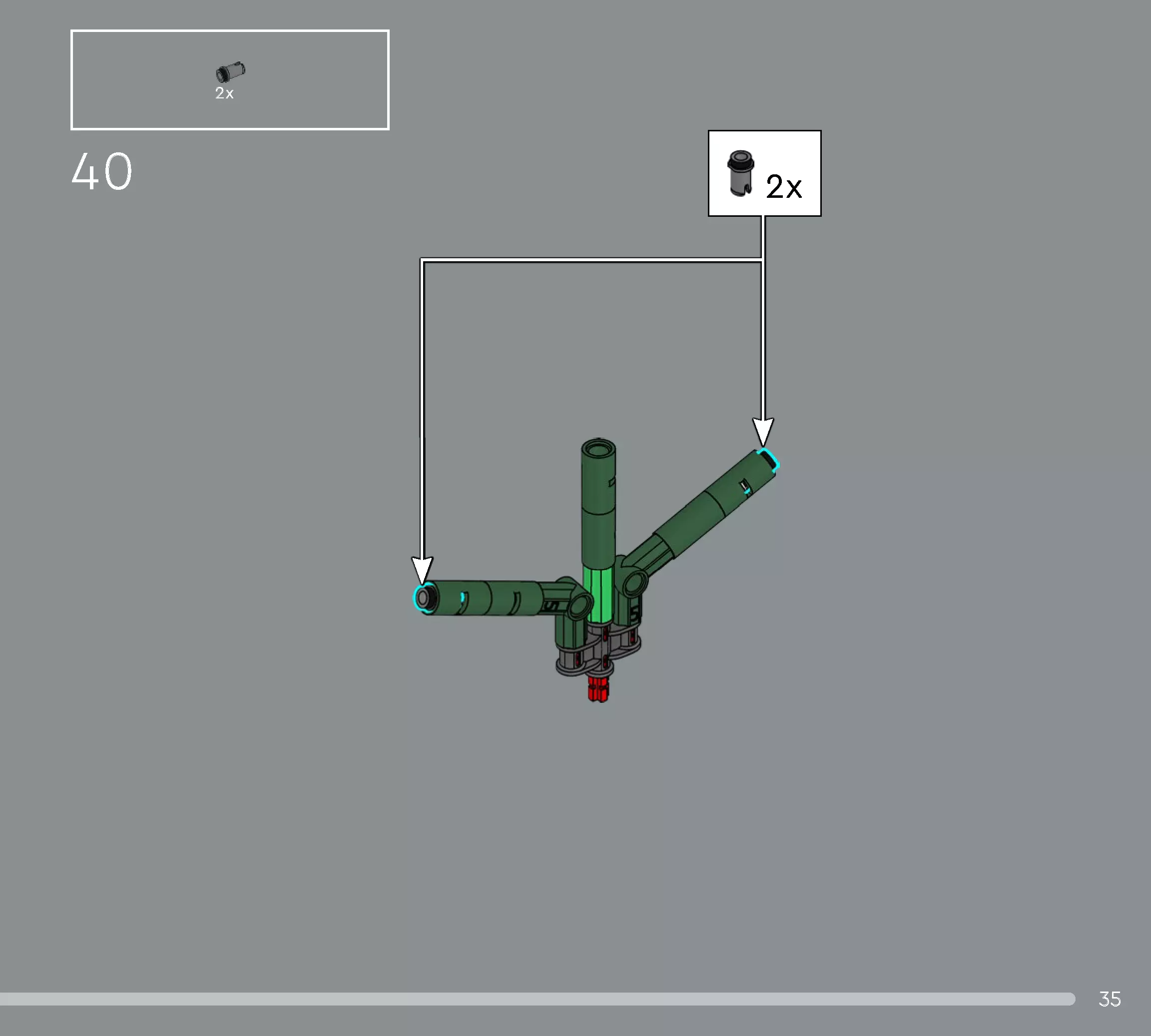TwindBricks3D - 10370 Poinsettia 3D print model_29