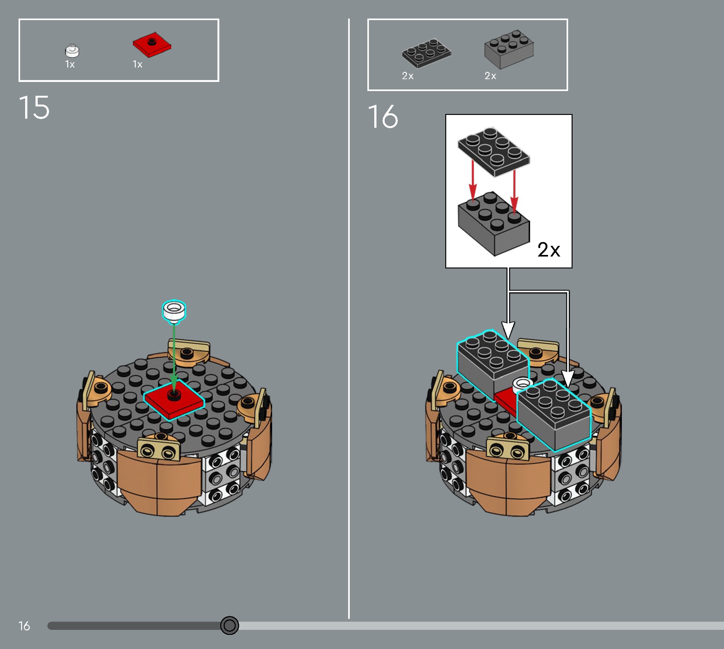 TwindBricks3D - 10370 Poinsettia 3D print model_16