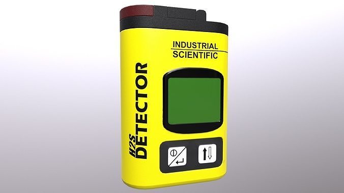 H2S Gas Leak Detector Low Poly Low-poly 3D model