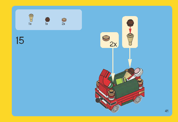 TwindBricks3D - 40138 Christmas Train 3D print model_60