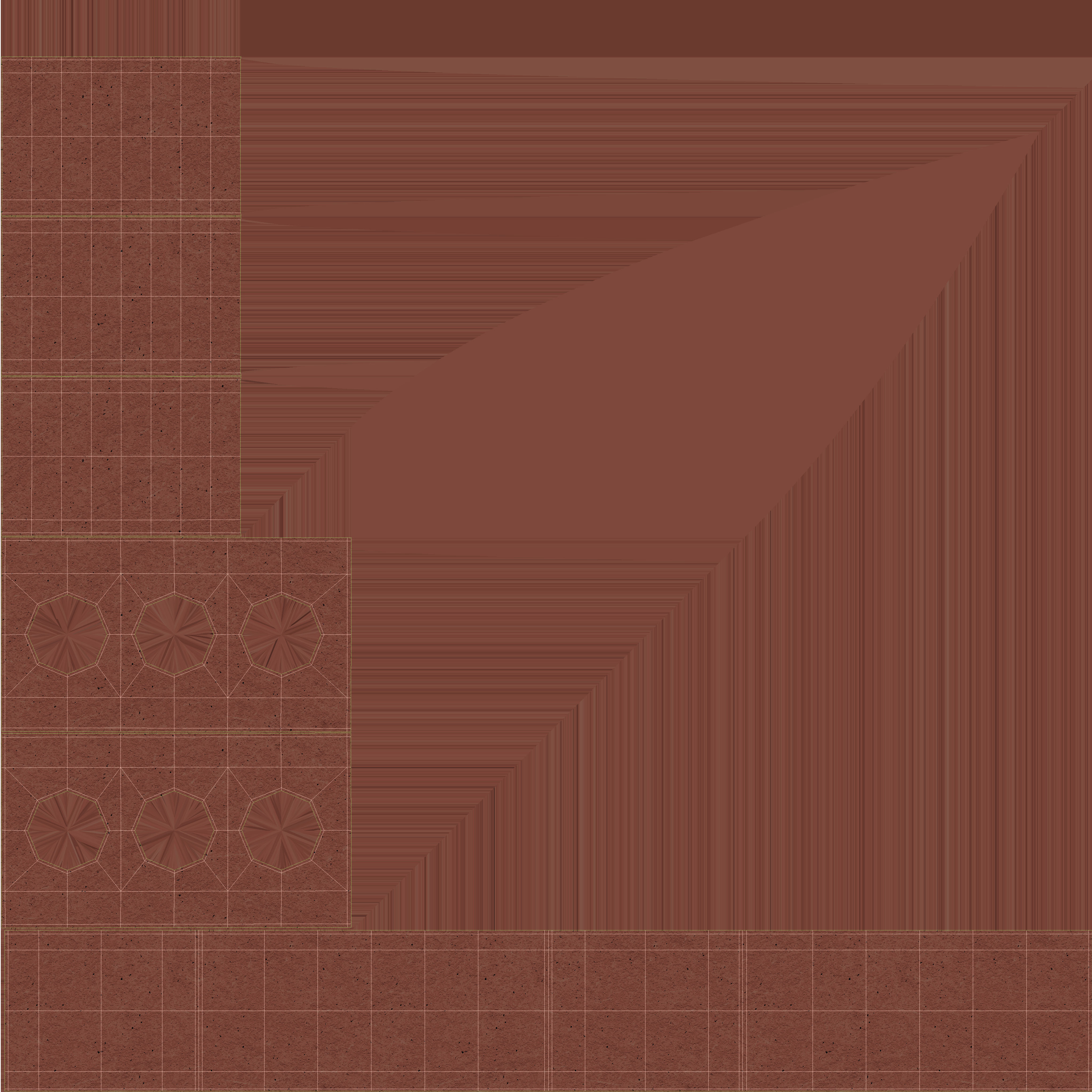 Bricks On Wooden Pallet 3D model_6