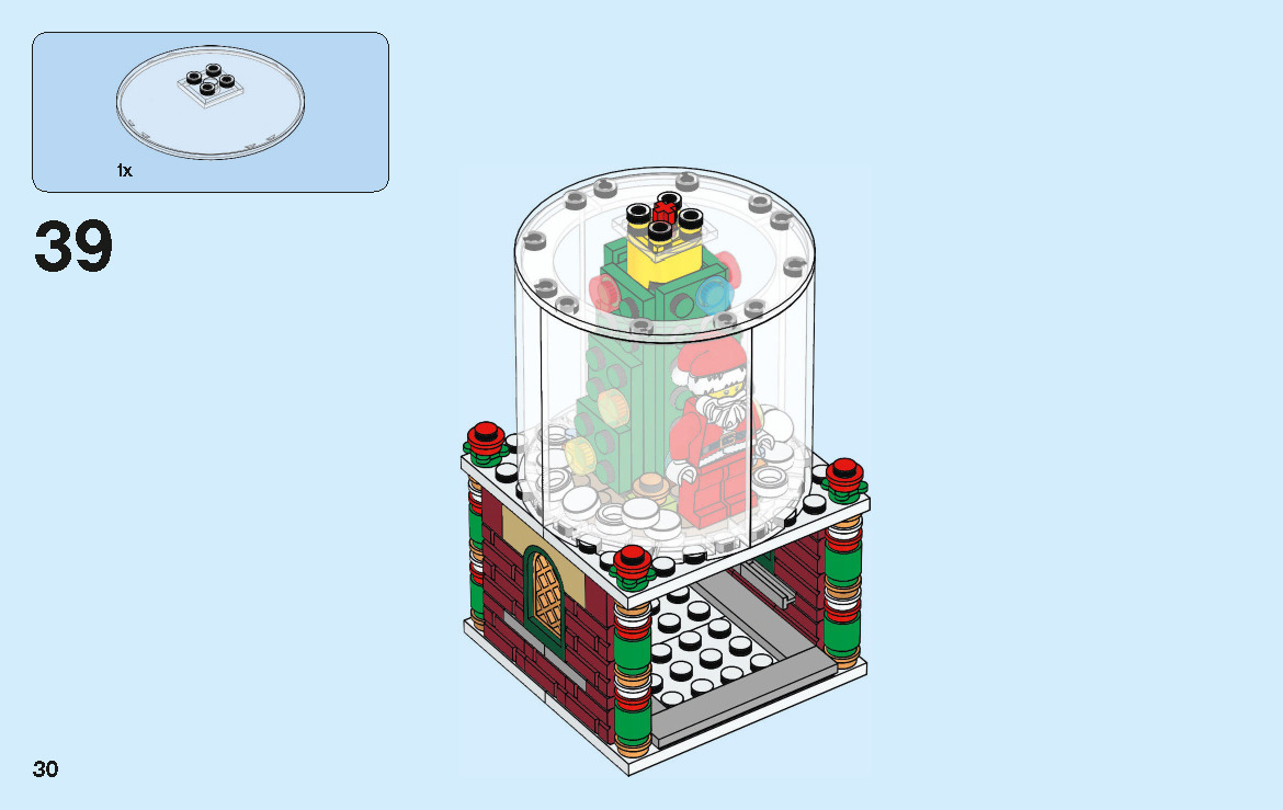 TwindBricks3D - 40223 Lego Snowglobe 3D print model_49