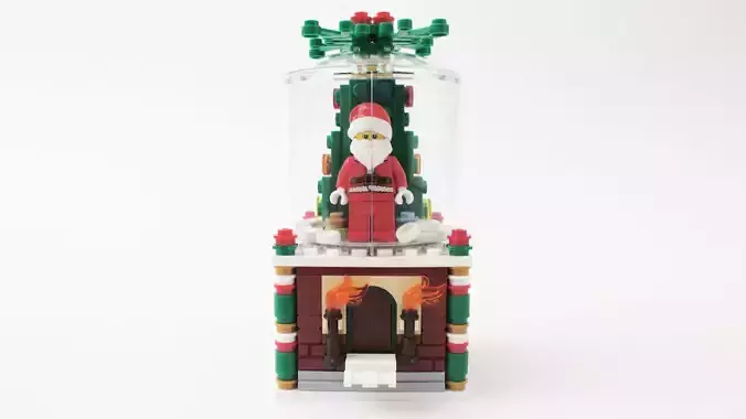 TwindBricks3D - 40223 Lego Snowglobe 3D print model