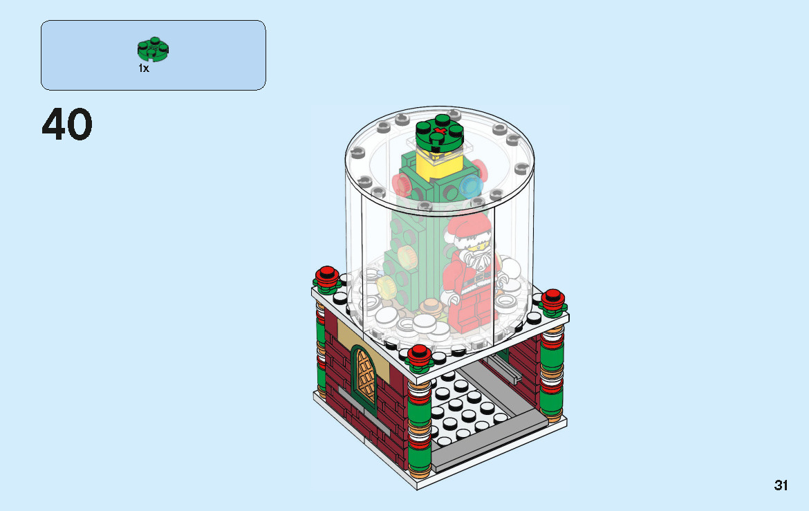 TwindBricks3D - 40223 Lego Snowglobe 3D print model_50