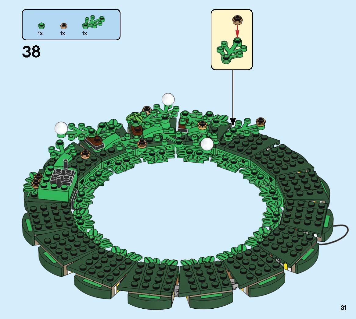 TwindBricks3D - 40426 Christmas Wreath 2-in-1 3D print model_29