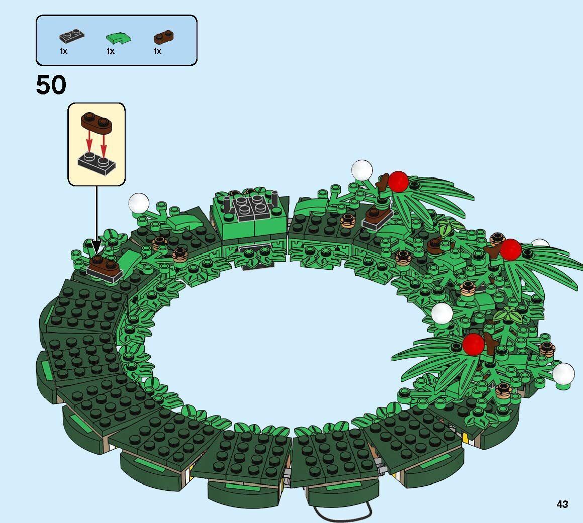 TwindBricks3D - 40426 Christmas Wreath 2-in-1 3D print model_41