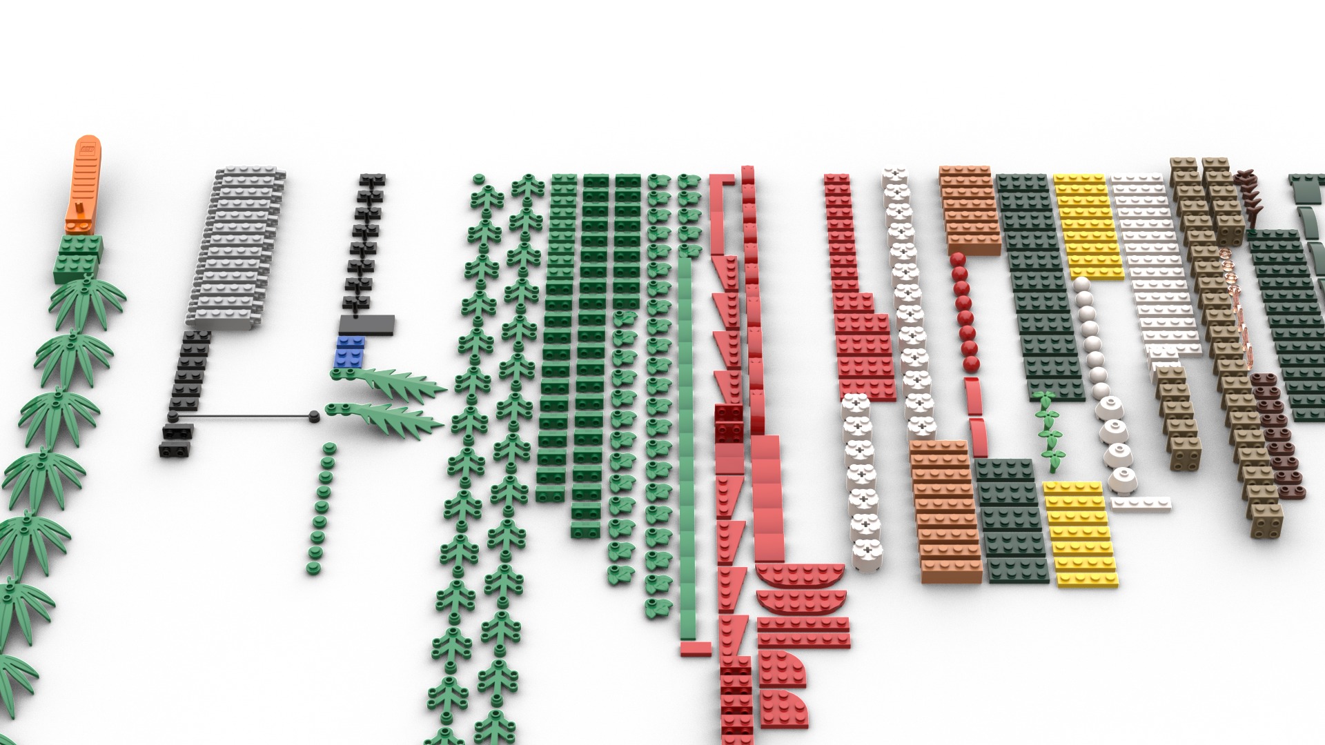 TwindBricks3D - 40426 Christmas Wreath 2-in-1 3D print model_1