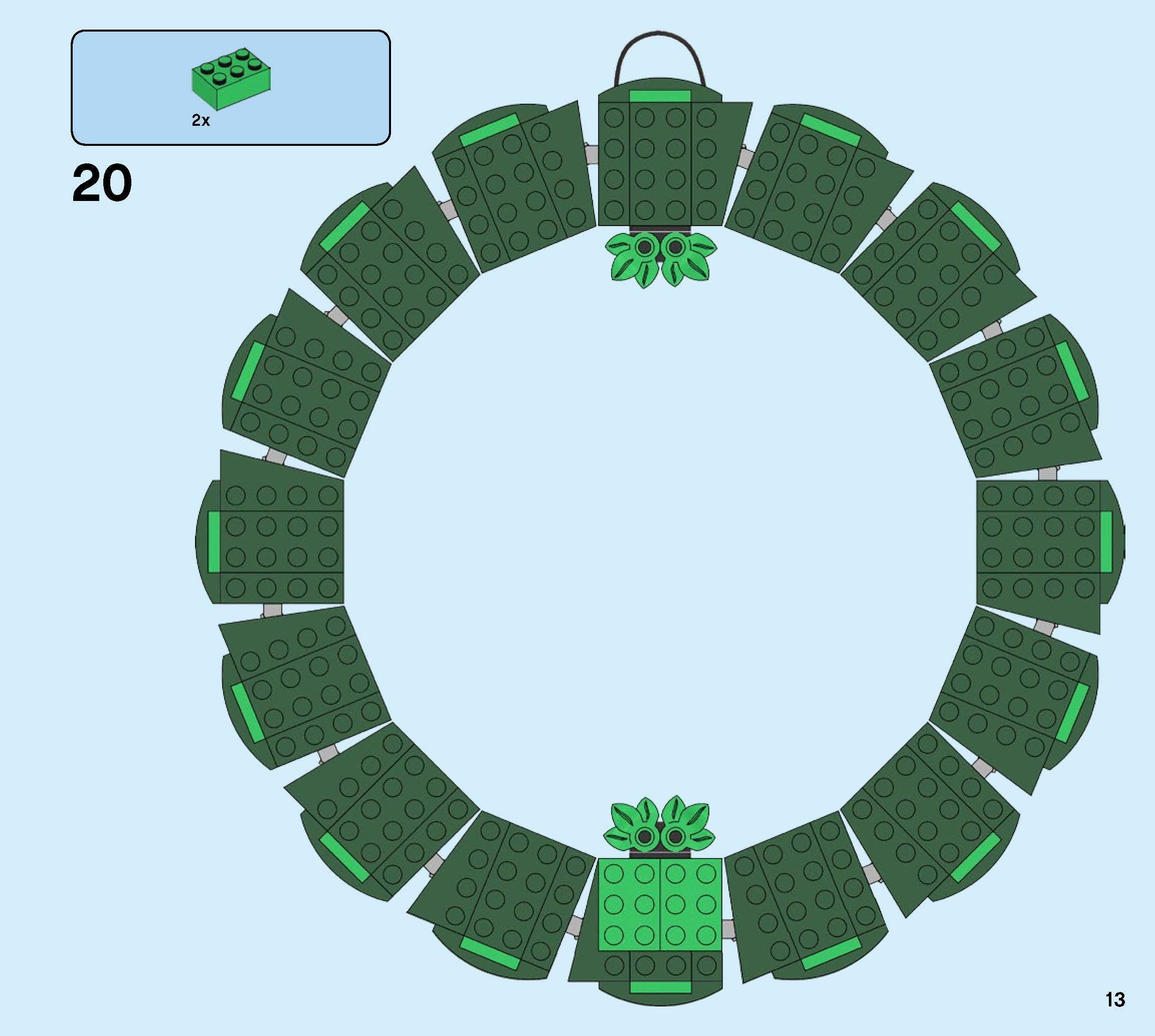 TwindBricks3D - 40426 Christmas Wreath 2-in-1 3D print model_11