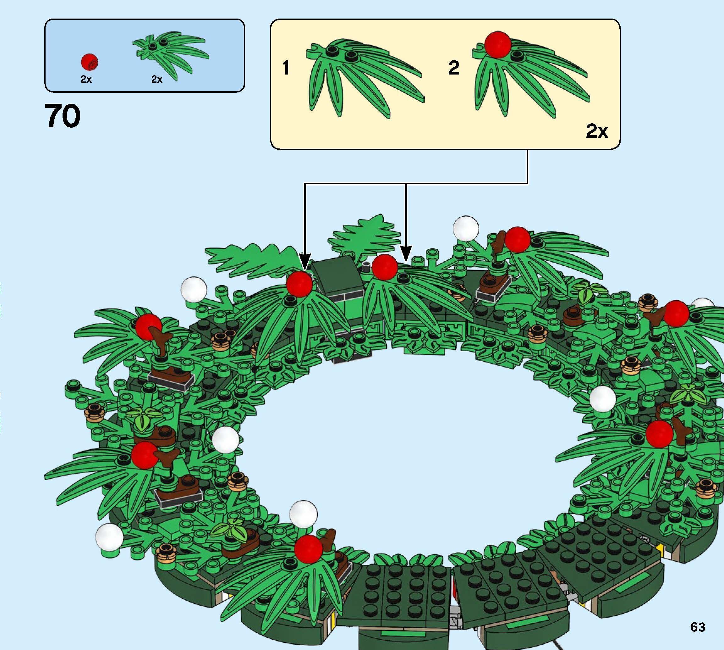 TwindBricks3D - 40426 Christmas Wreath 2-in-1 3D print model_61